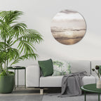 WHISPERS OF THE OCEAN Round Wall Art