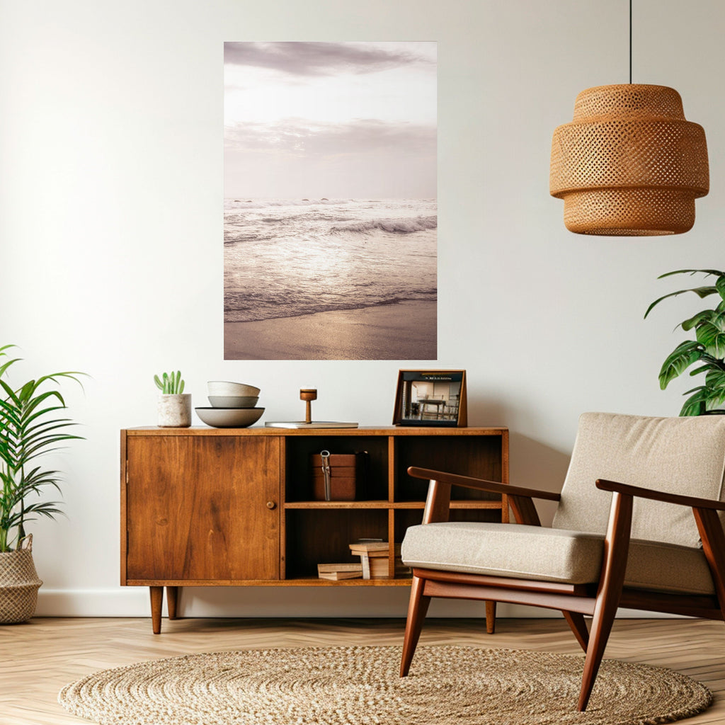 WHISPERS OF THE OCEAN Peel and Stick Vertical Poster