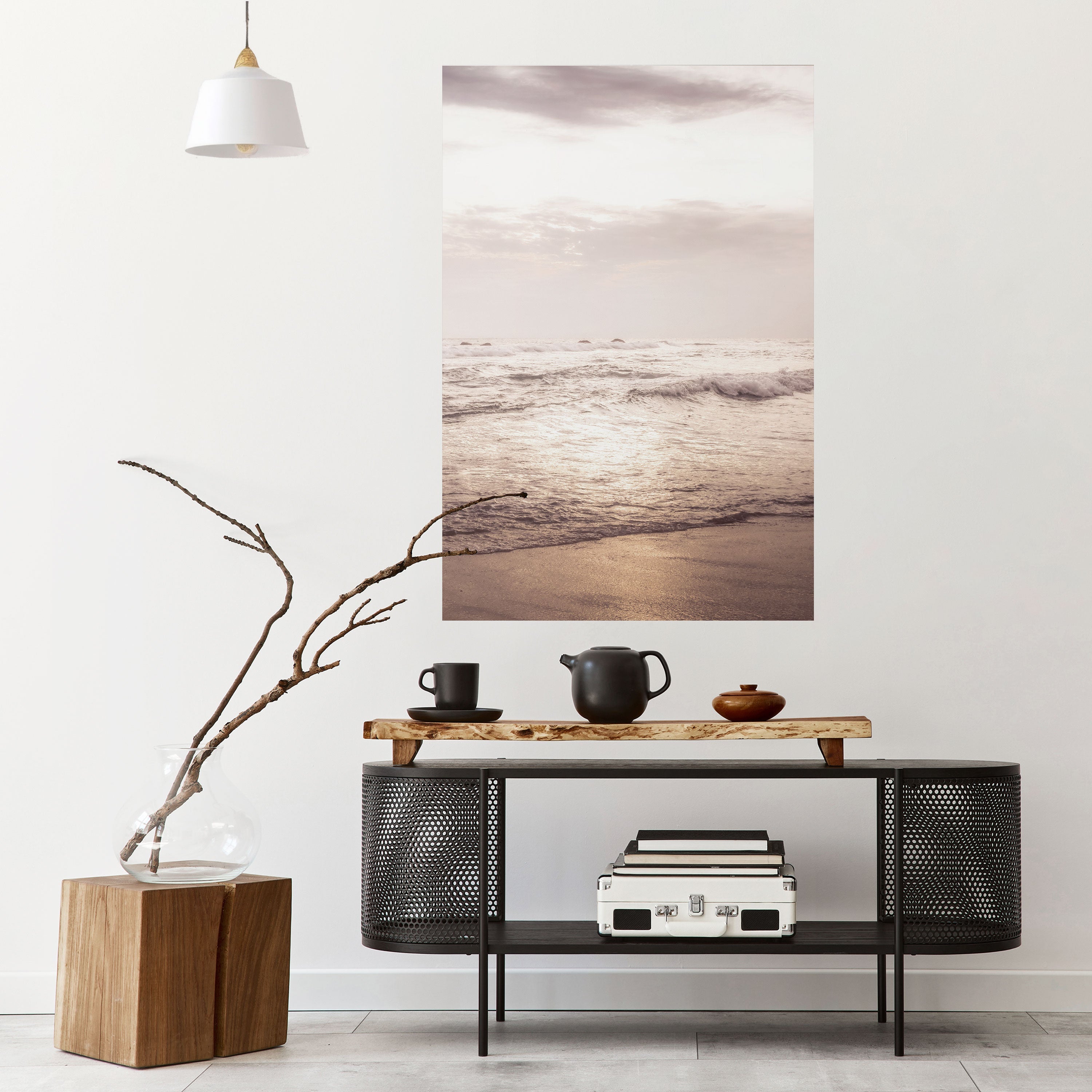 WHISPERS OF THE OCEAN Peel and Stick Vertical Poster