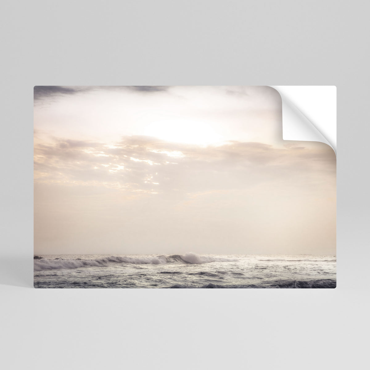 WHISPERS OF WAVE Póster Autocolante Horizontal