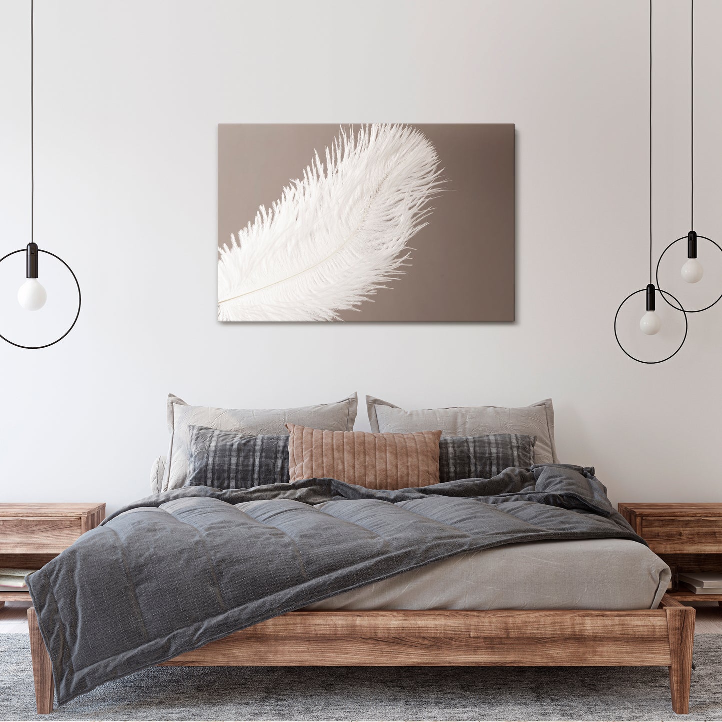 SOFT SERENITY Horizontal Canvas Print