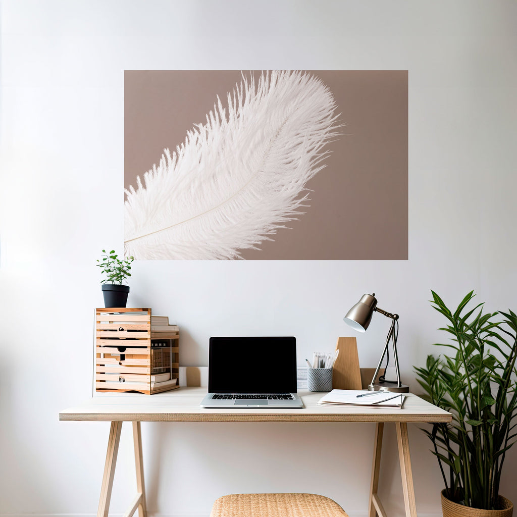 SOFT SERENITY Peel and Stick Horizontal Poster