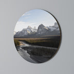 ECHOES OF NATURE'S SPLENDOR Quadro Redondo Decorativo