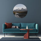 ECHOES OF NATURE'S SPLENDOR Quadro Redondo Decorativo
