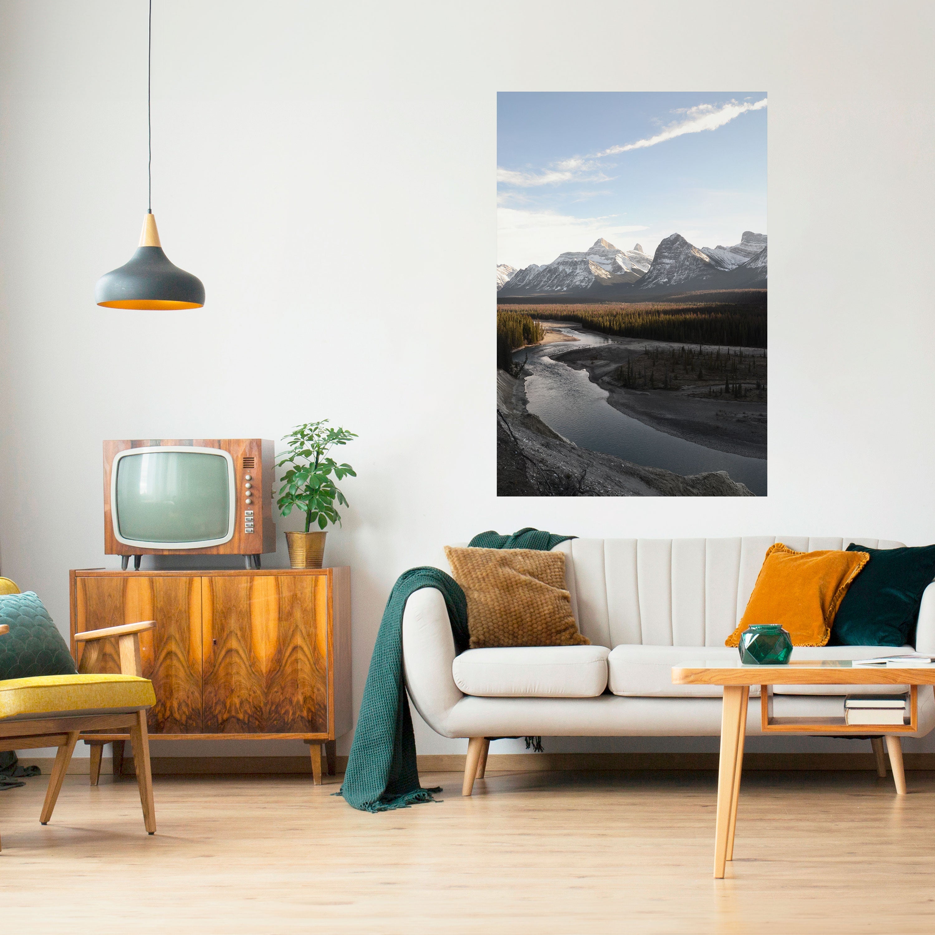 ECHOES OF NATURE'S SPLENDOR Peel and Stick Vertical Poster