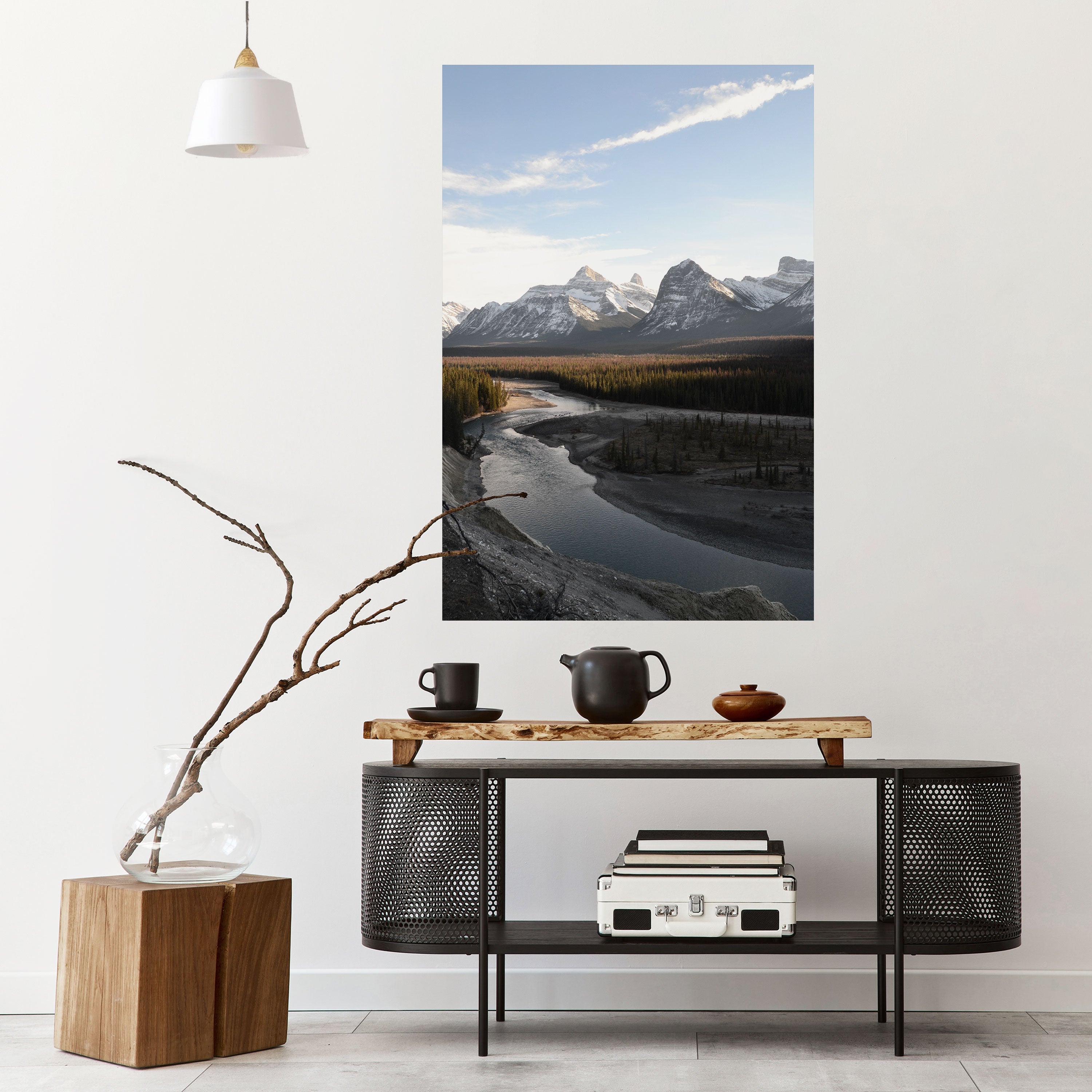 ECHOES OF NATURE'S SPLENDOR Peel and Stick Vertical Poster