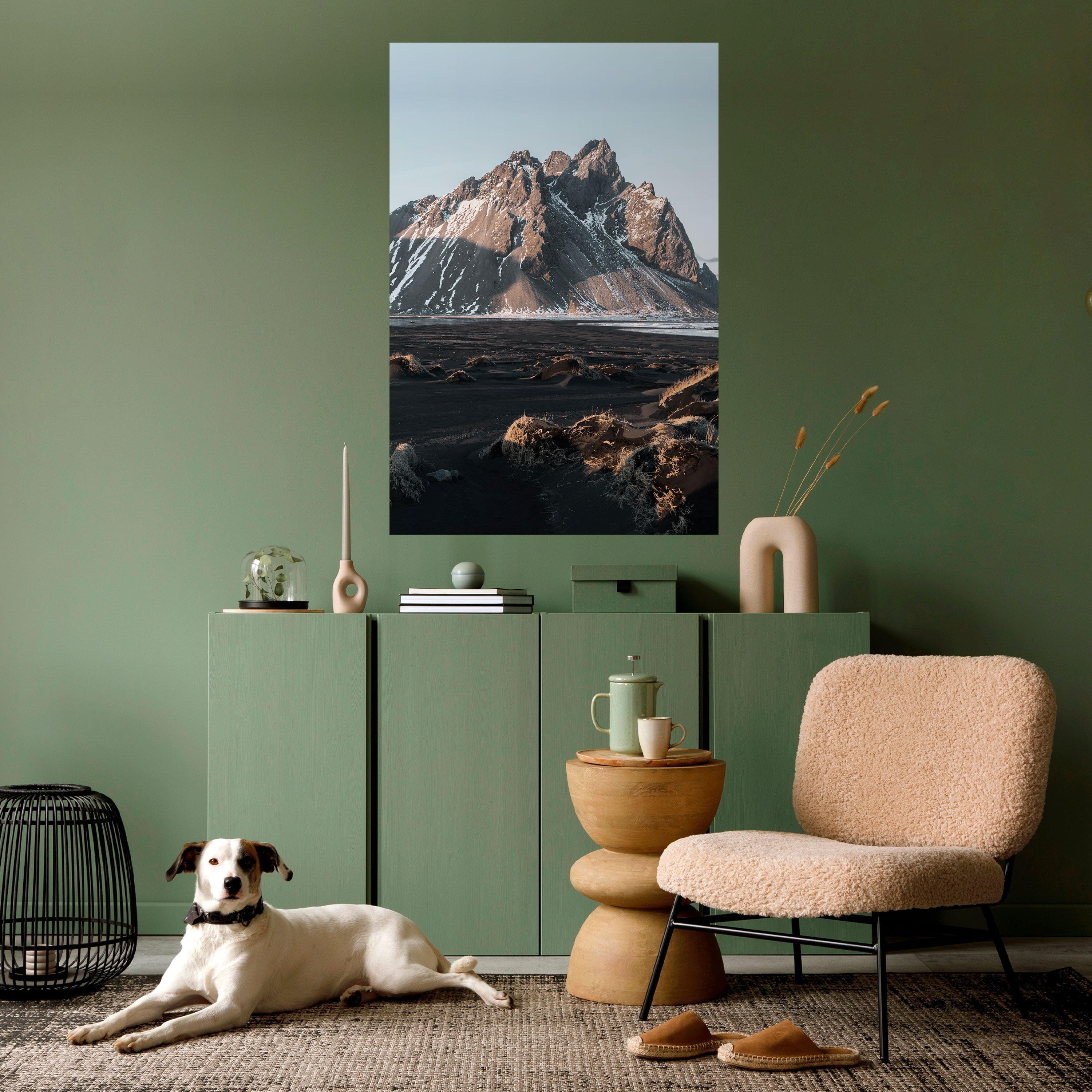 ECHOES OF TIMELESS HEIGHTS Poster Vertical Autocolante