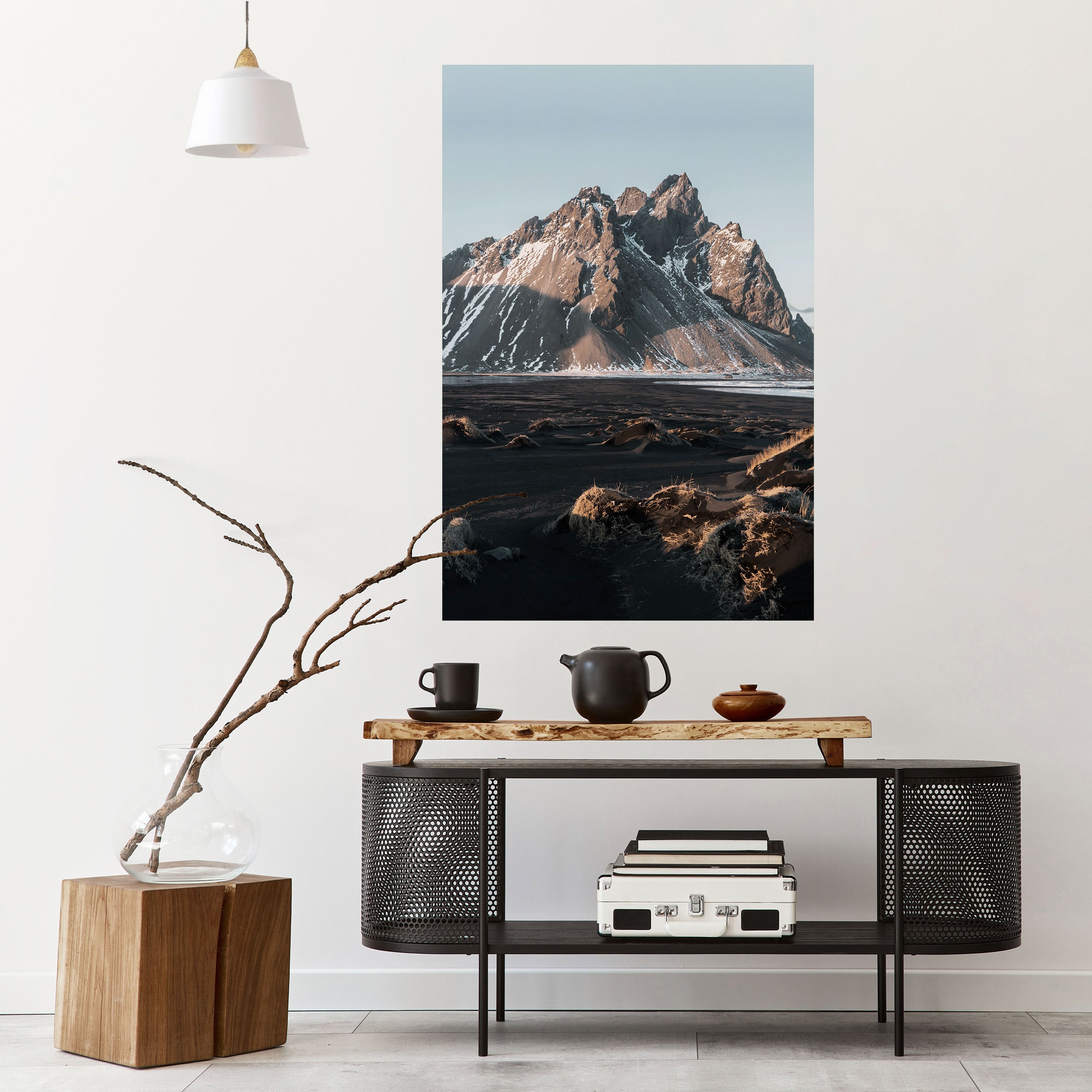 ECHOES OF TIMELESS HEIGHTS Peel and Stick Vertical Poster