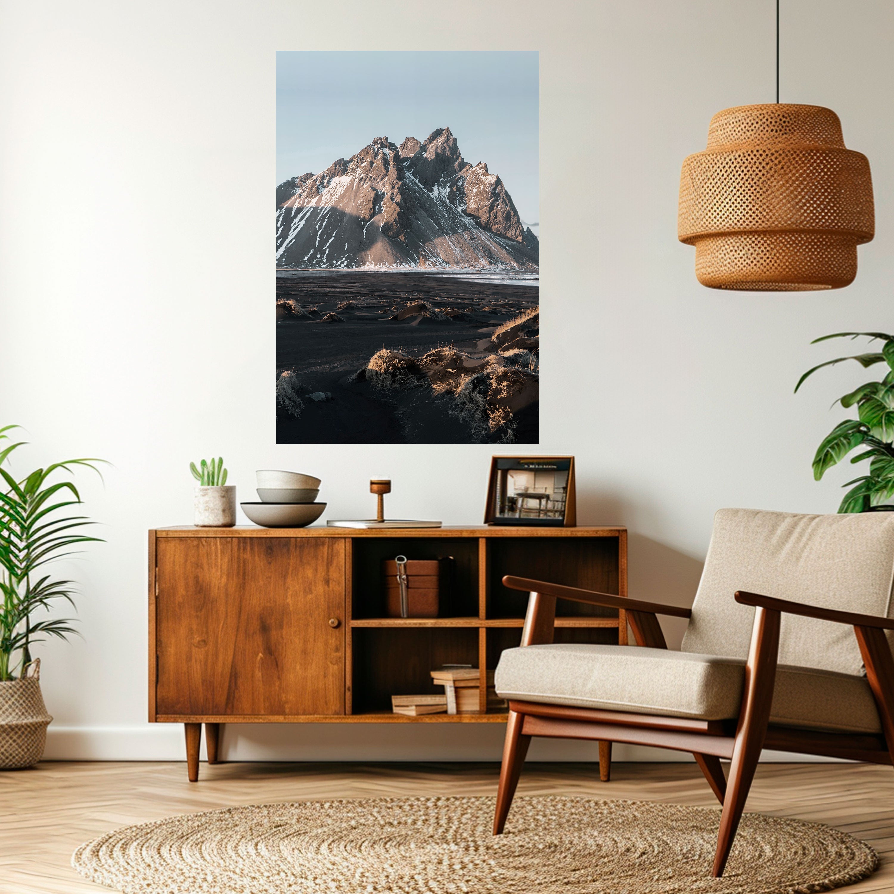 ECHOES OF TIMELESS HEIGHTS Peel and Stick Vertical Poster