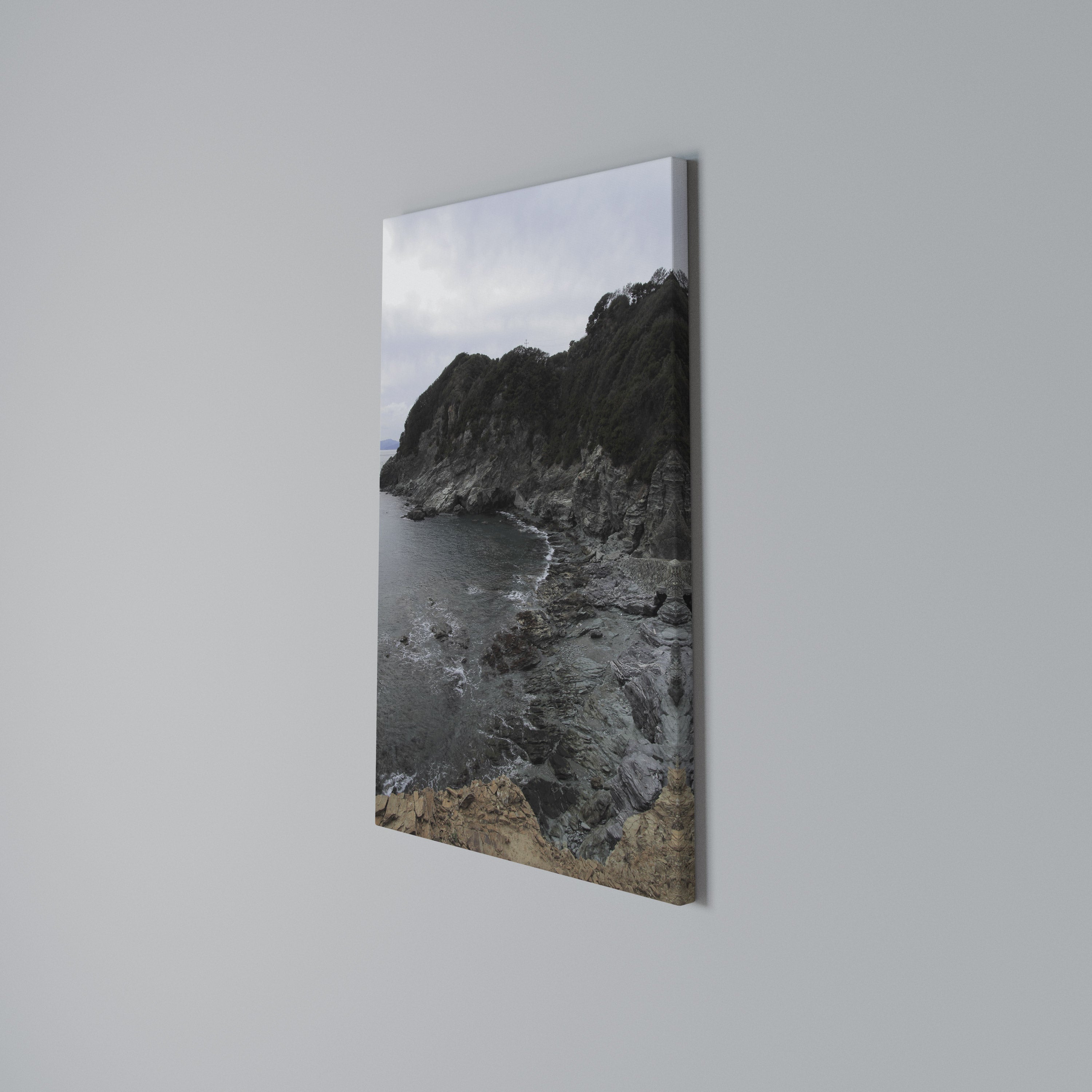 STONE MELODY AT SEA Quadro em tela vertical