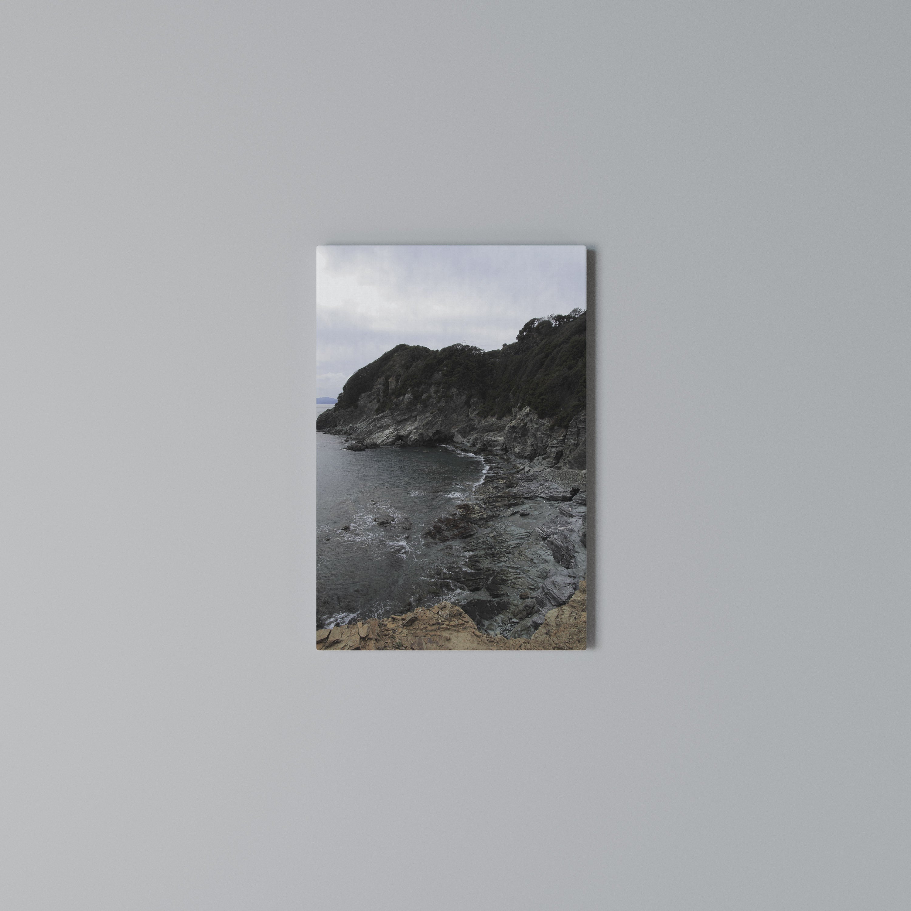 STONE MELODY AT SEA Quadro em tela vertical
