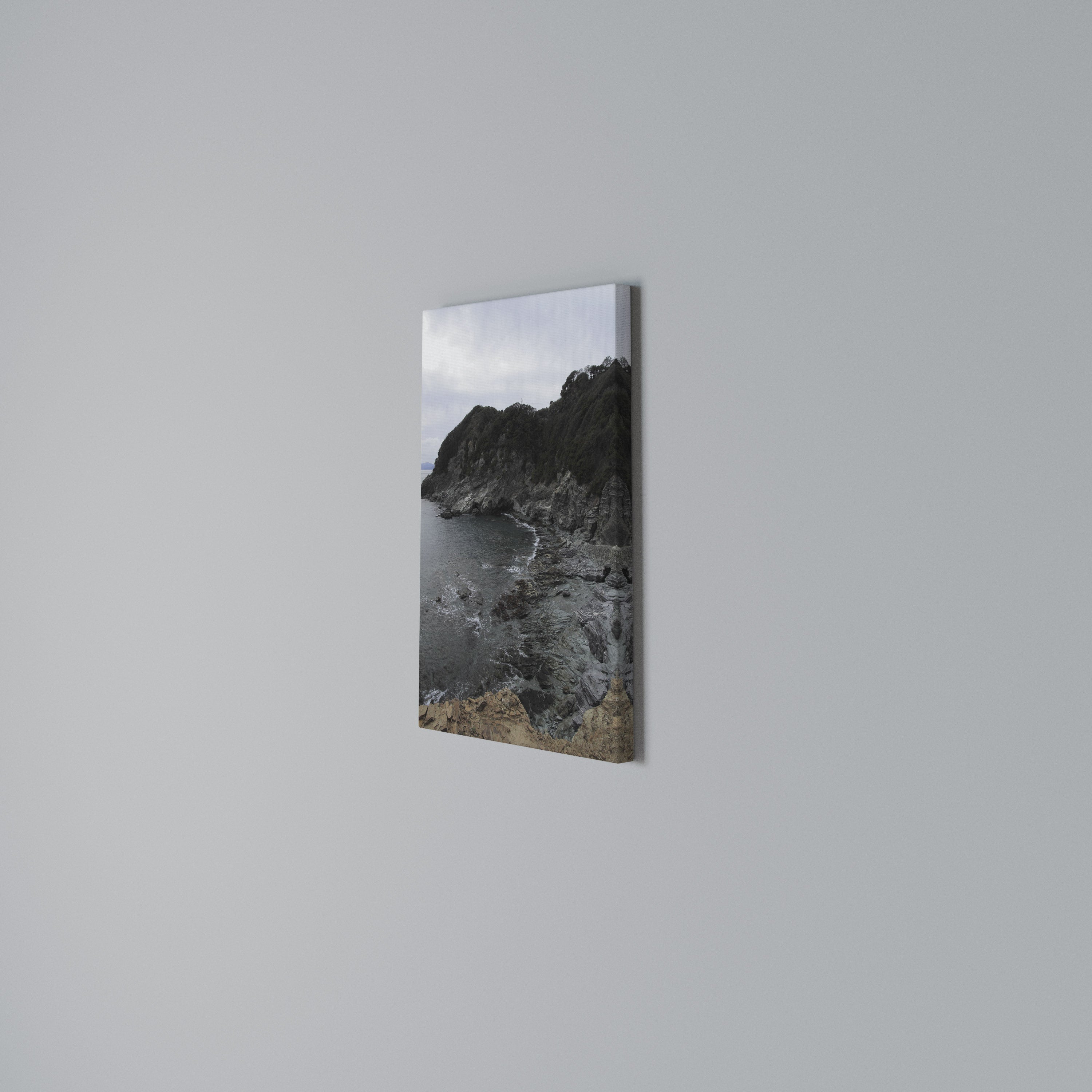 STONE MELODY AT SEA Quadro em tela vertical