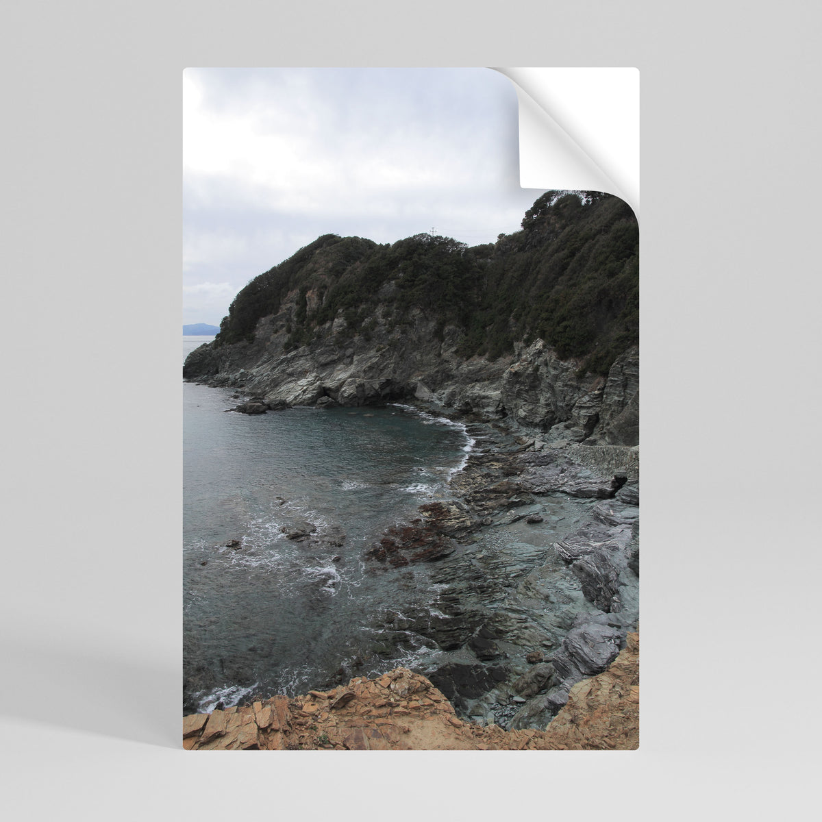 STONE MELODY AT SEA Póster Autocolante Vertical