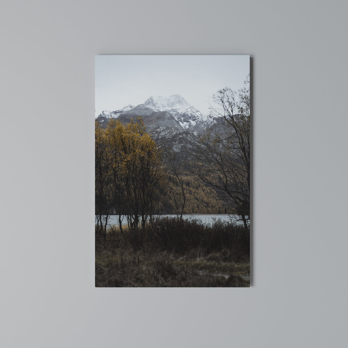 AUTUMN'S SILENT EMBRACE Quadro em tela vertical