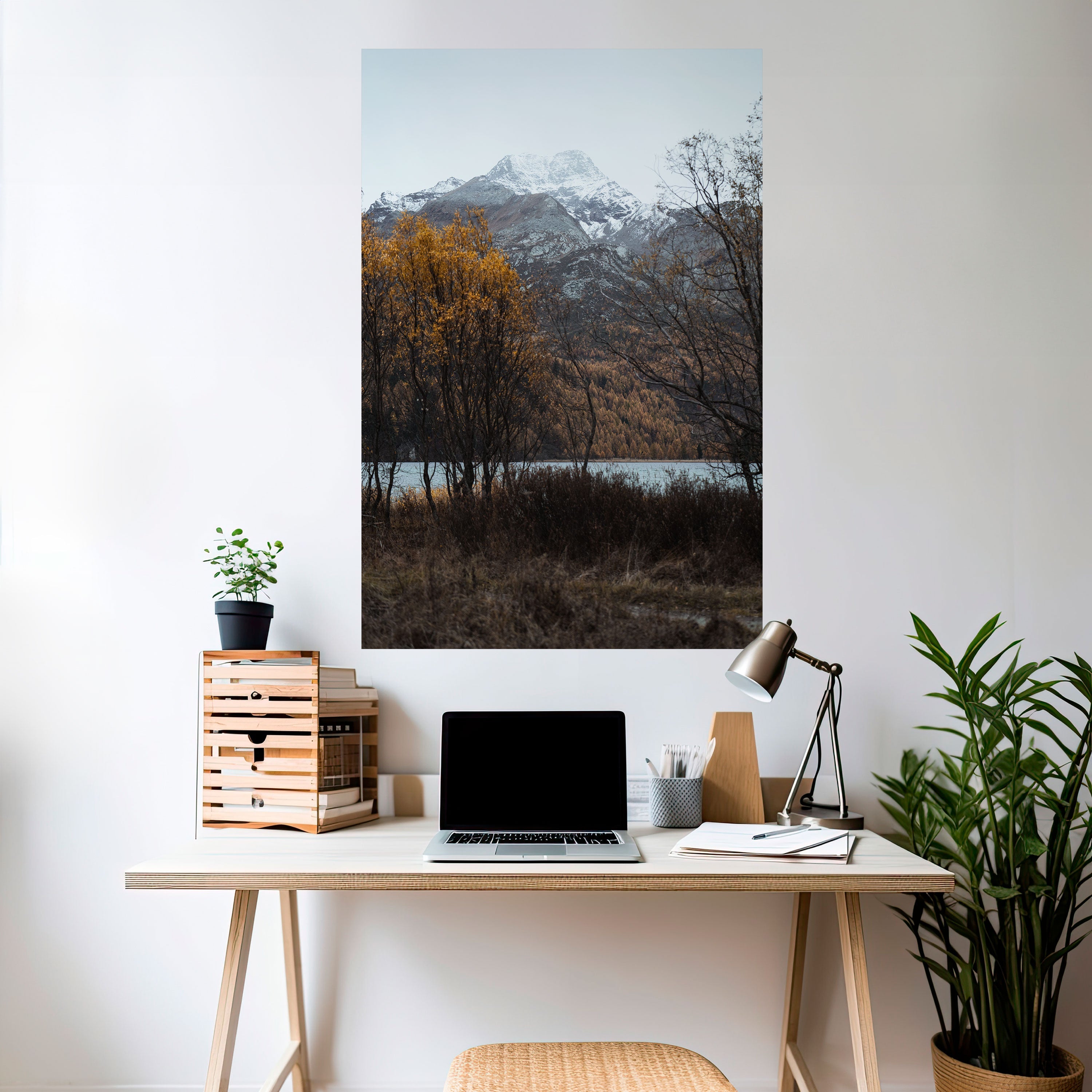 AUTUMN'S SILENT EMBRACE Poster Vertical Autocolante