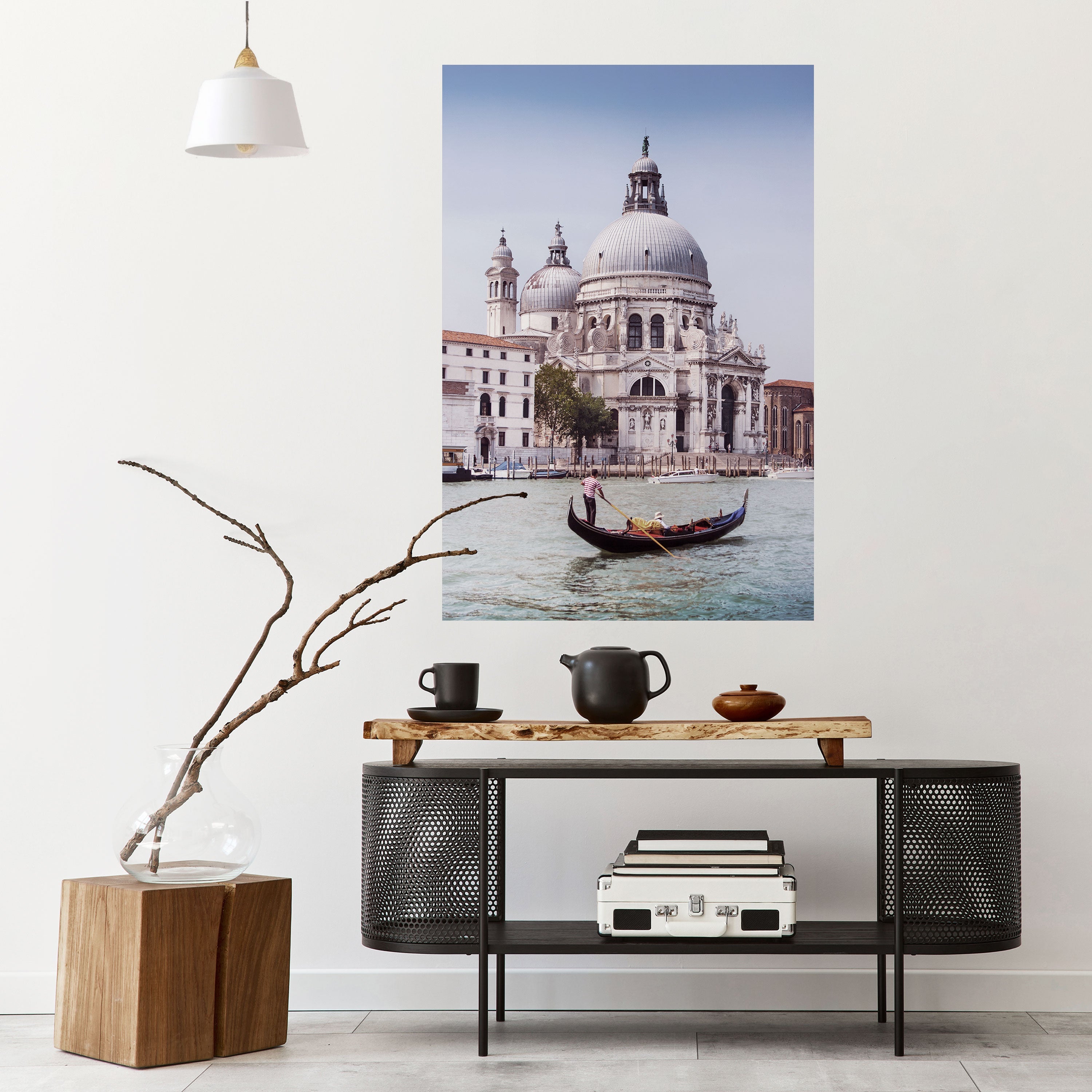 GONDOLA SERENADE Peel and Stick Vertical Poster