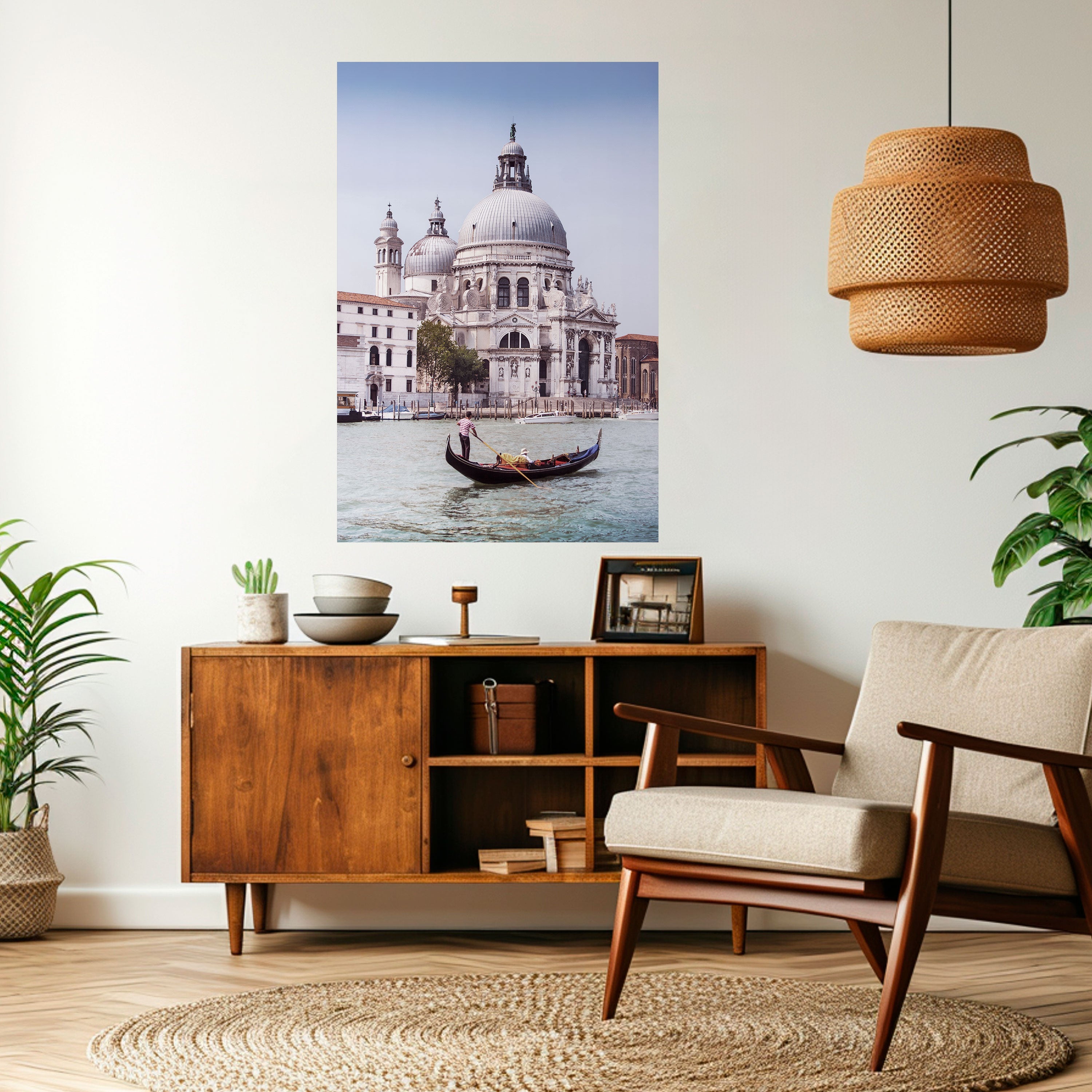 GONDOLA SERENADE Peel and Stick Vertical Poster