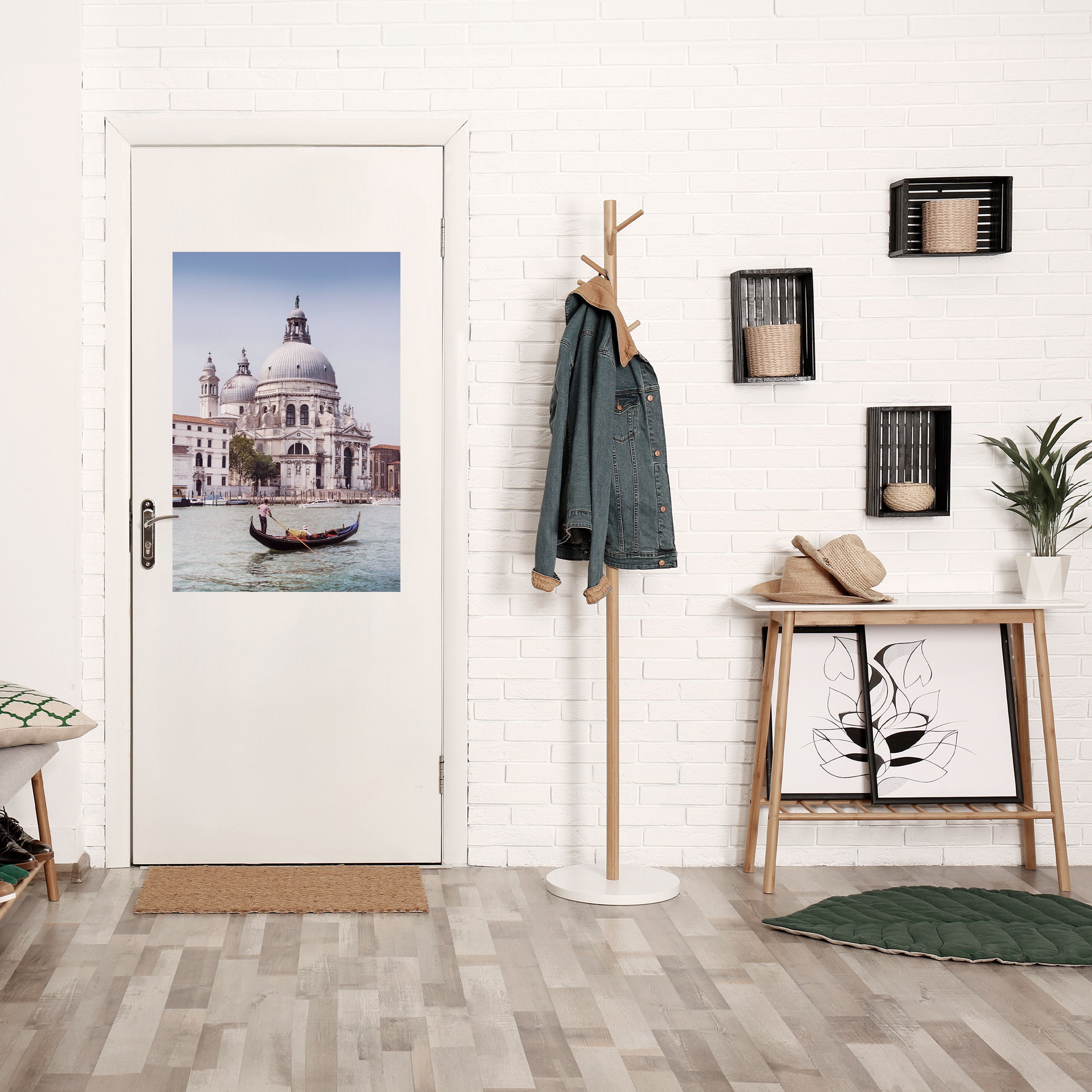 GONDOLA SERENADE Peel and Stick Vertical Poster