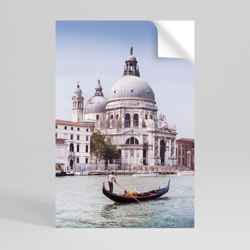 GONDOLA SERENADE Peel and Stick Vertical Poster