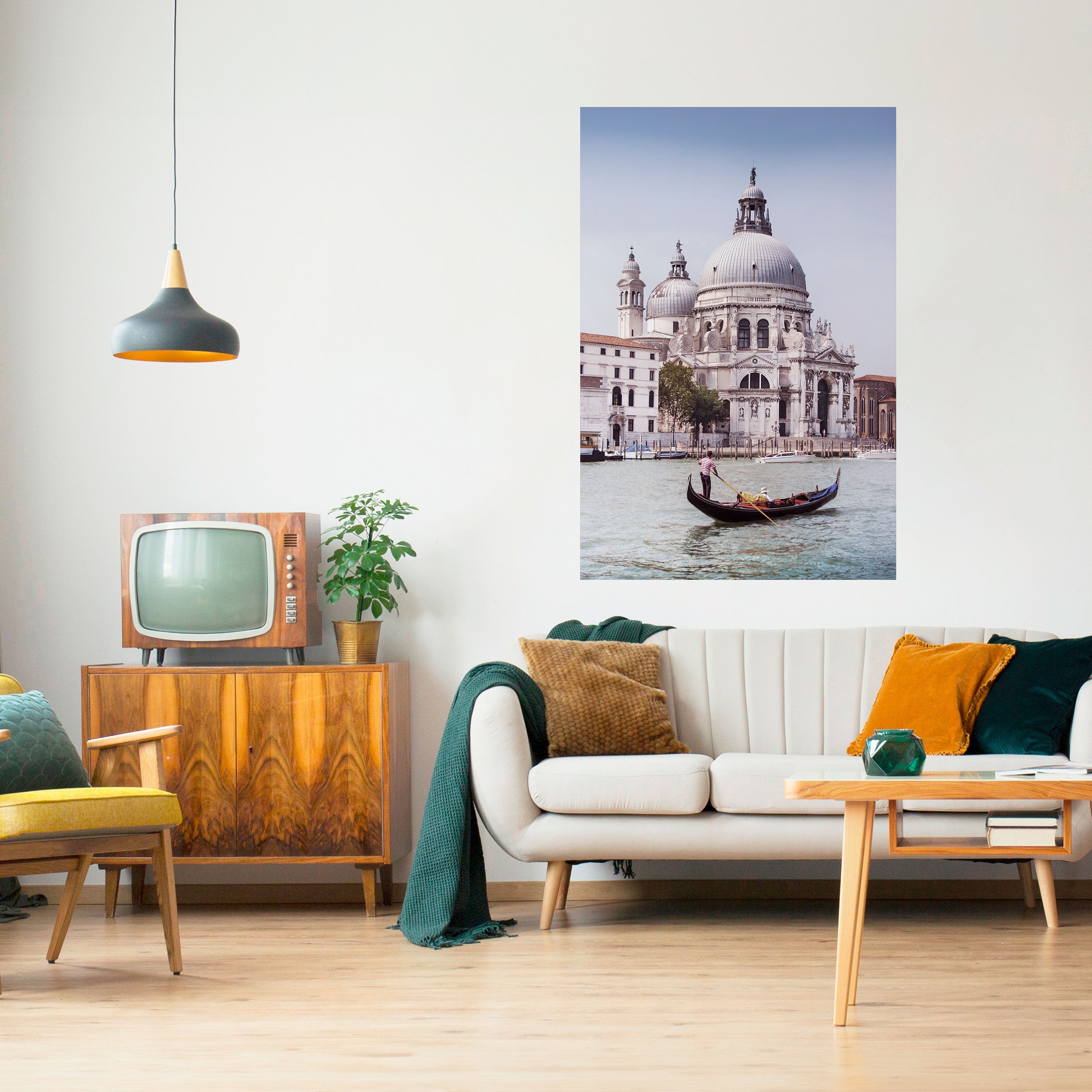 GONDOLA SERENADE Peel and Stick Vertical Poster