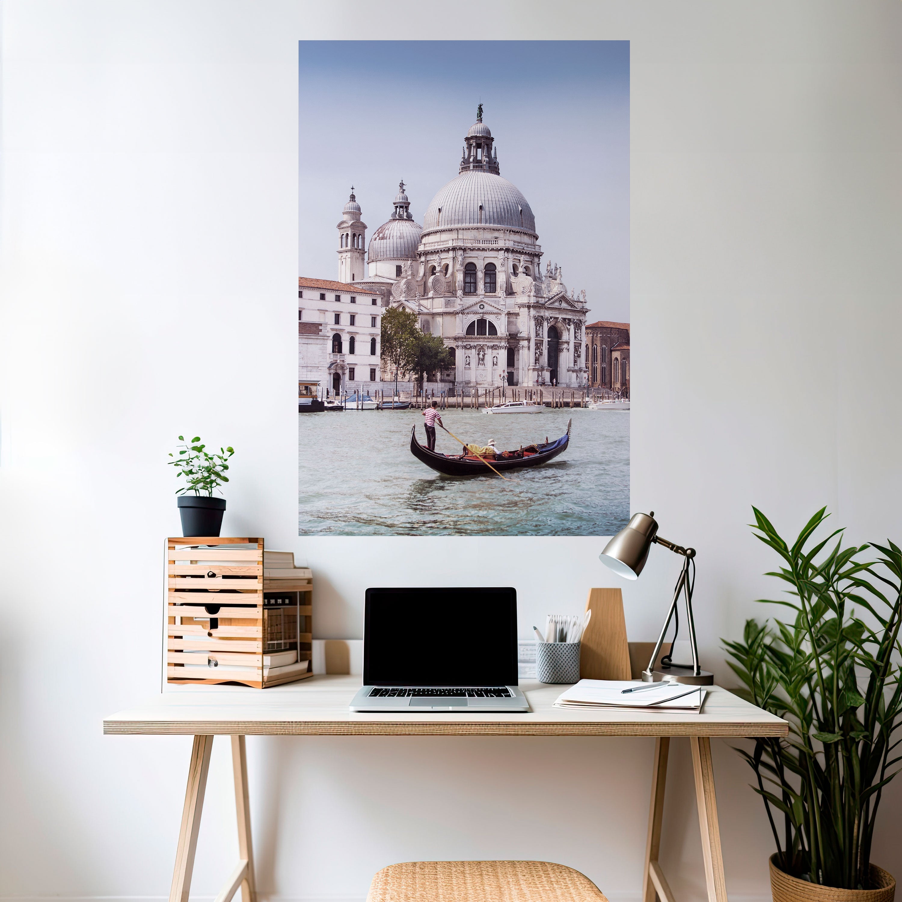 GONDOLA SERENADE Peel and Stick Vertical Poster