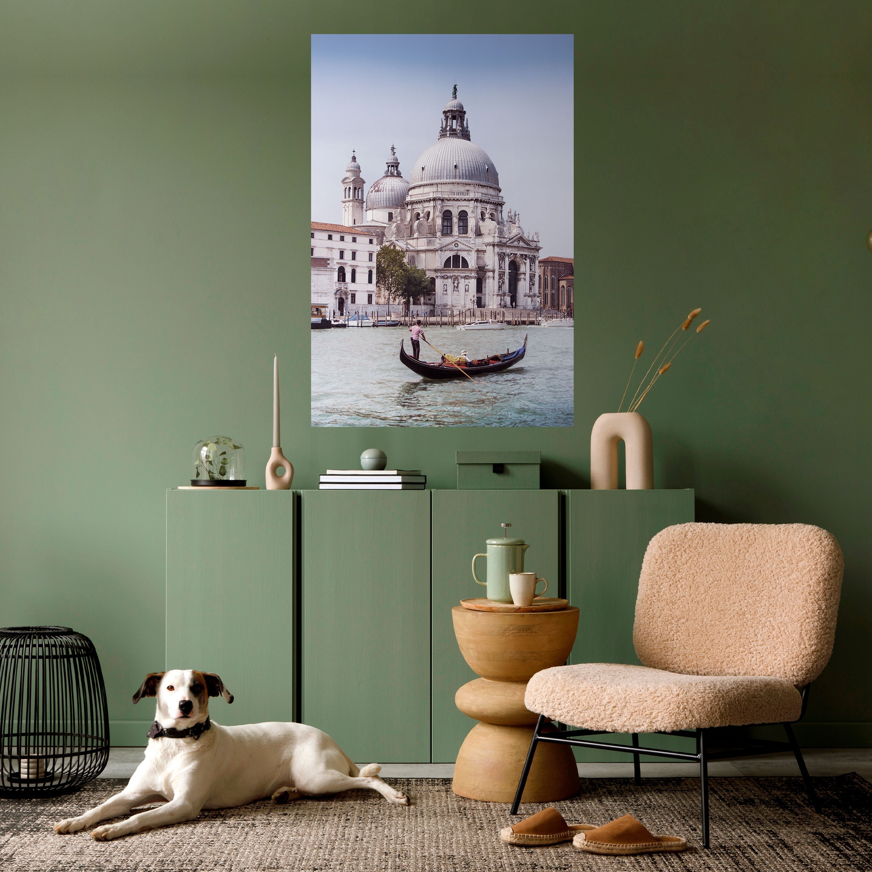 GONDOLA SERENADE Peel and Stick Vertical Poster