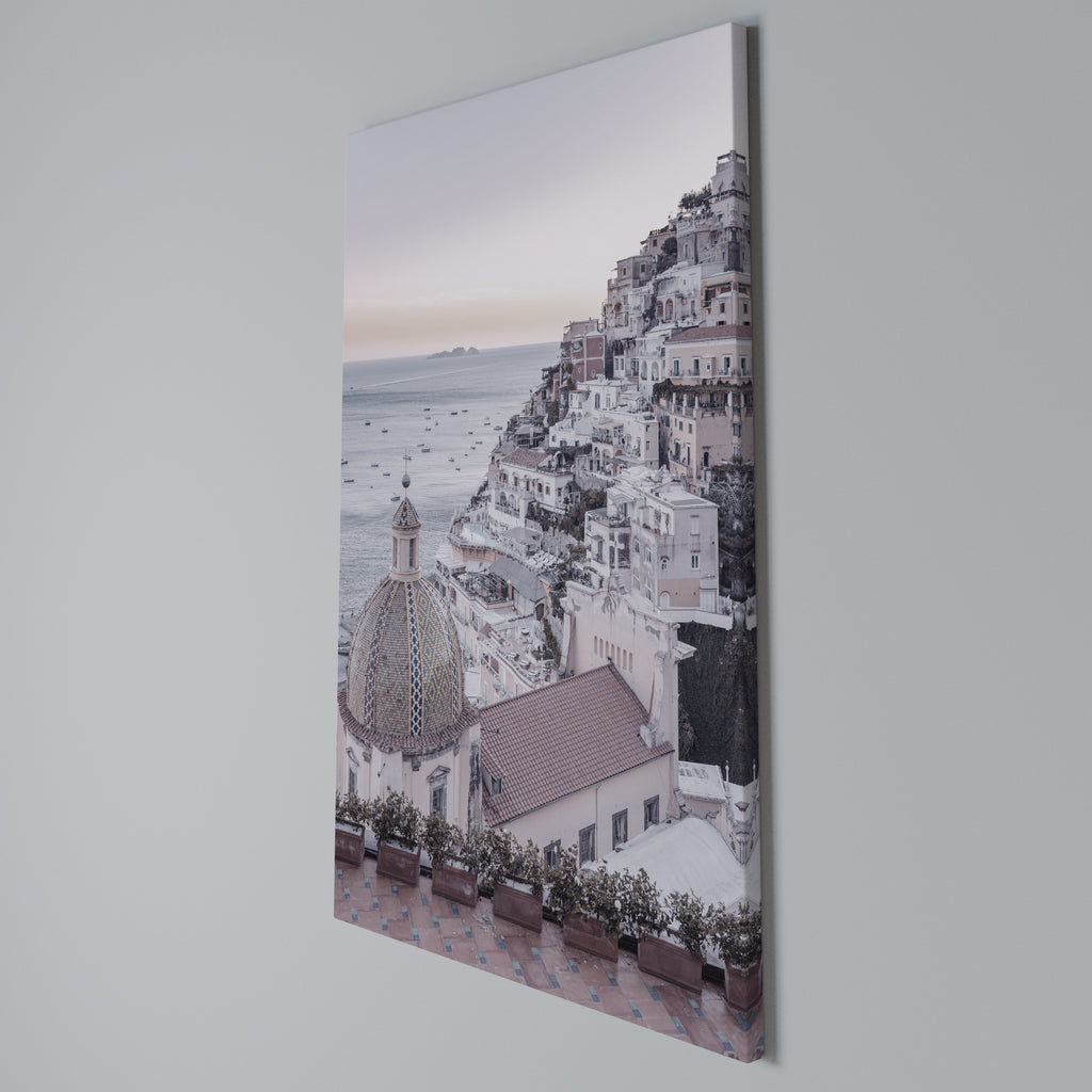 MEDITERRANEAN DREAMSCAPE Quadro em tela vertical