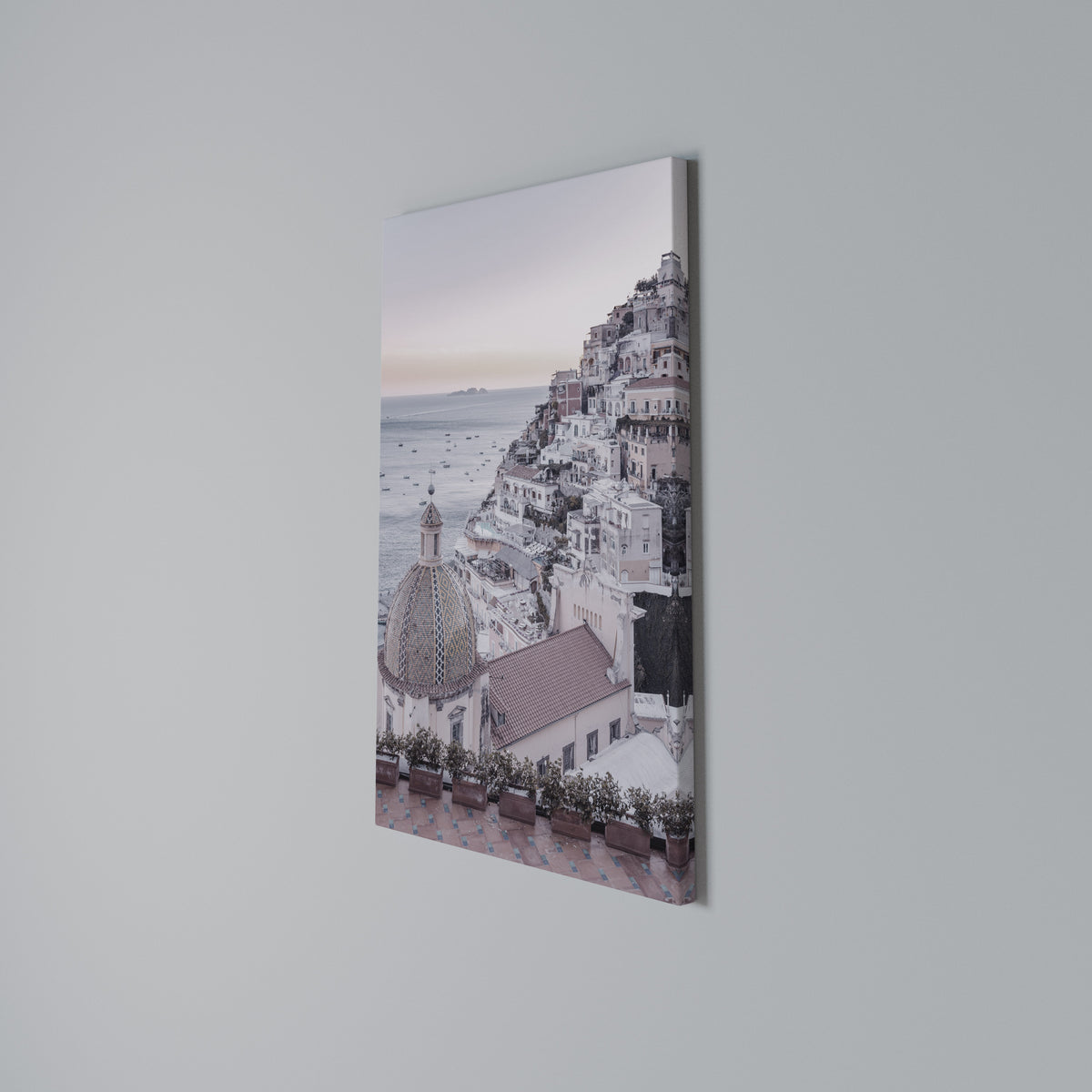 MEDITERRANEAN DREAMSCAPE Quadro em tela vertical