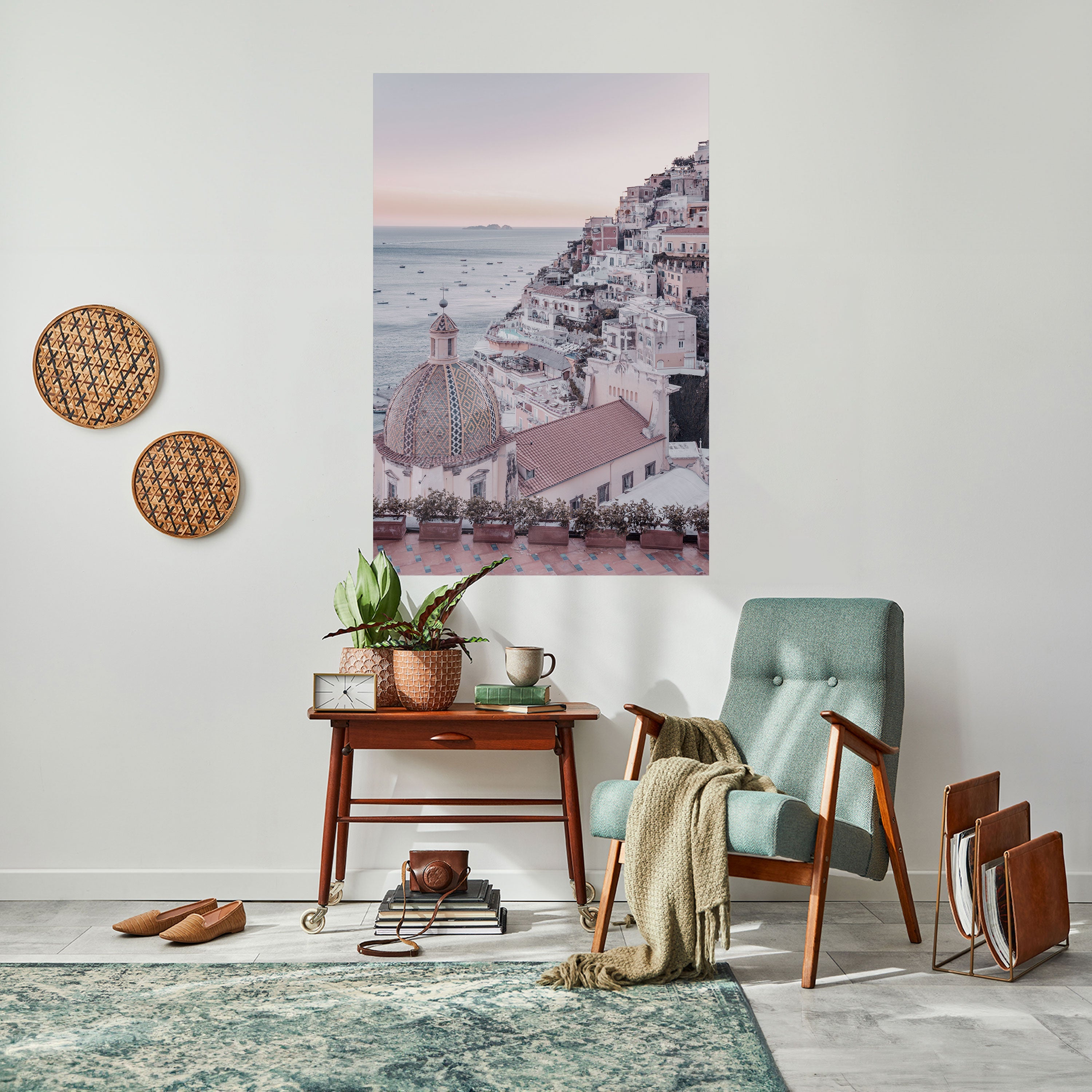 MEDITERRANEAN DREAMSCAPE Peel and Stick Vertical Poster