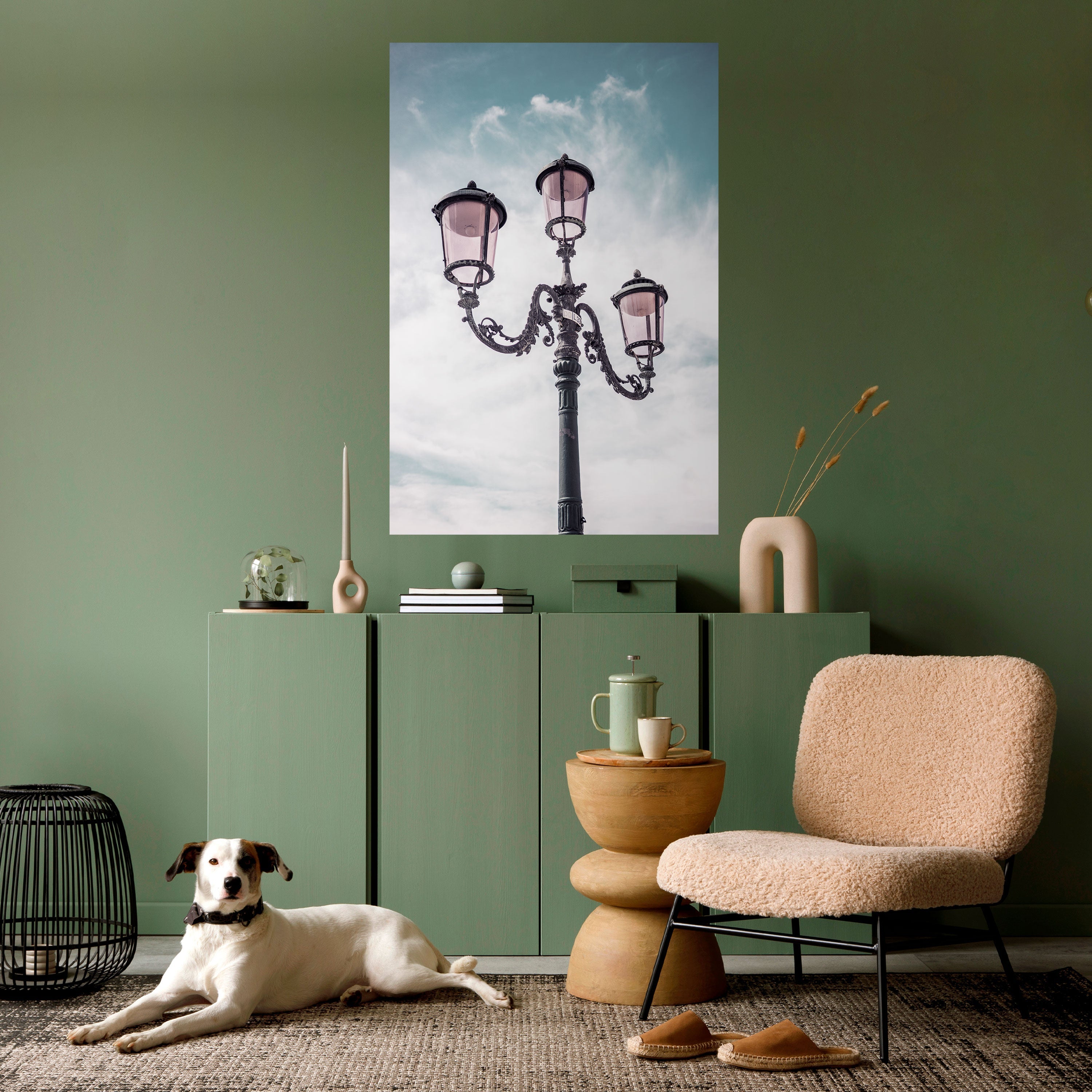 WHISPERS OF LIGHT Peel and Stick Vertical Poster