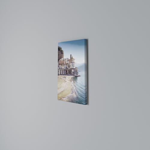 SEASIDE ARCHITECTURAL FANTASY Quadro em tela vertical