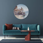 SEASIDE ARCHITECTURAL FANTASY Quadro Redondo Decorativo