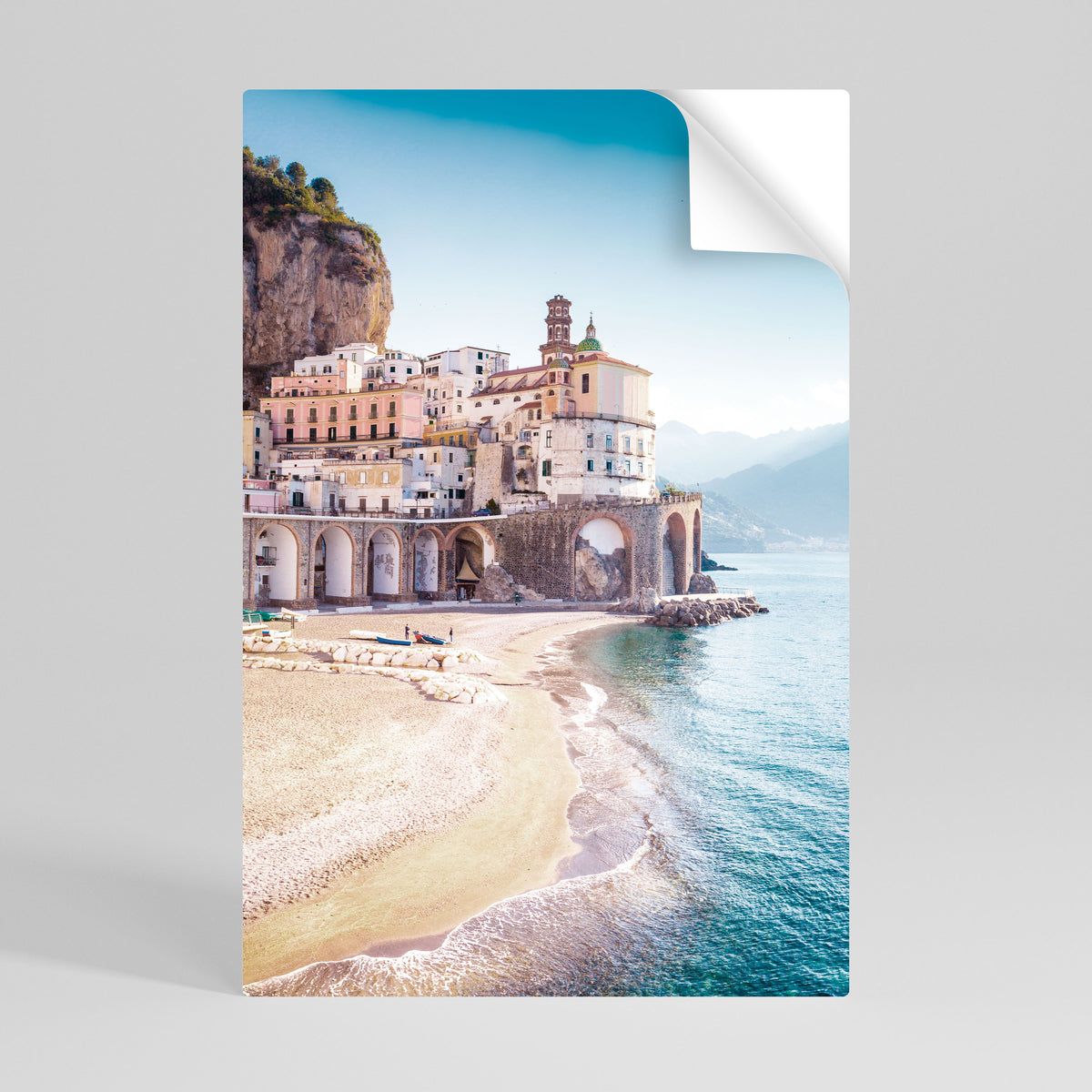 SEASIDE ARCHITECTURAL FANTASY Póster Autocolante Vertical