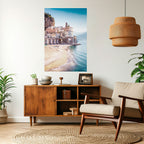 SEASIDE ARCHITECTURAL FANTASY Poster Vertical Autocolante