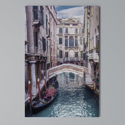 GONDOLA GLIDE Quadro em tela vertical