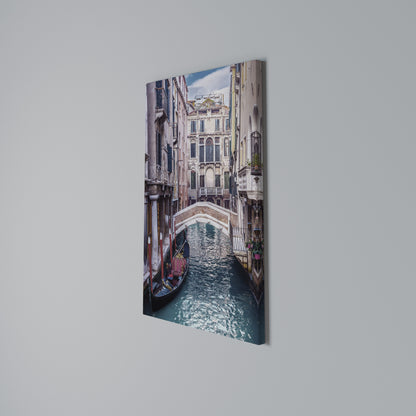 GONDOLA GLIDE Quadro em tela vertical