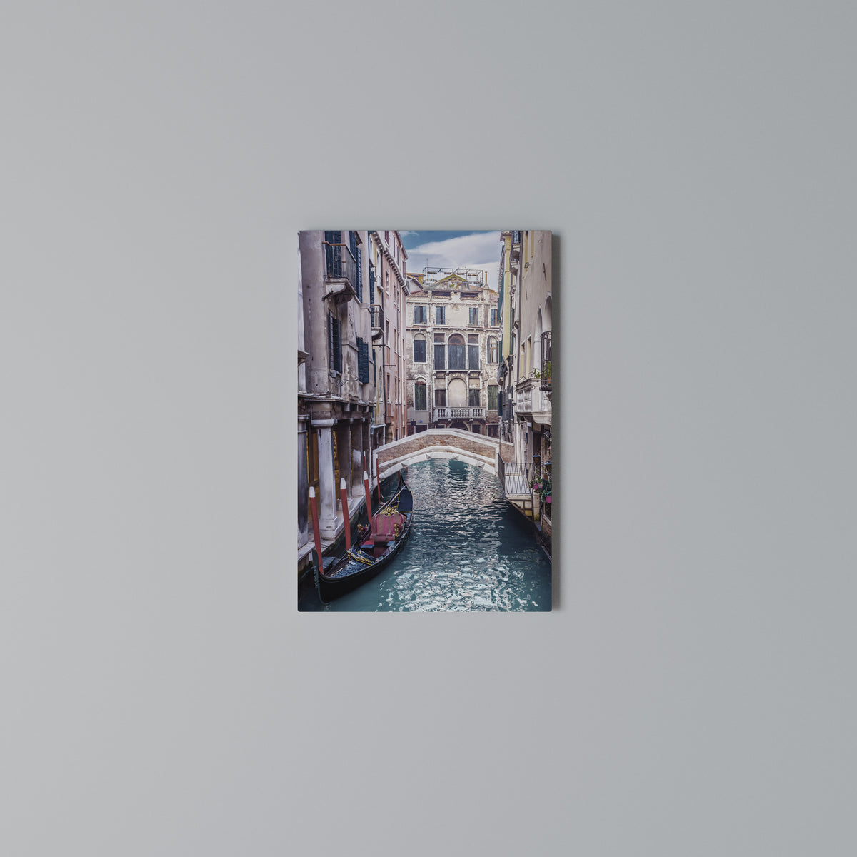 GONDOLA GLIDE Quadro em tela vertical