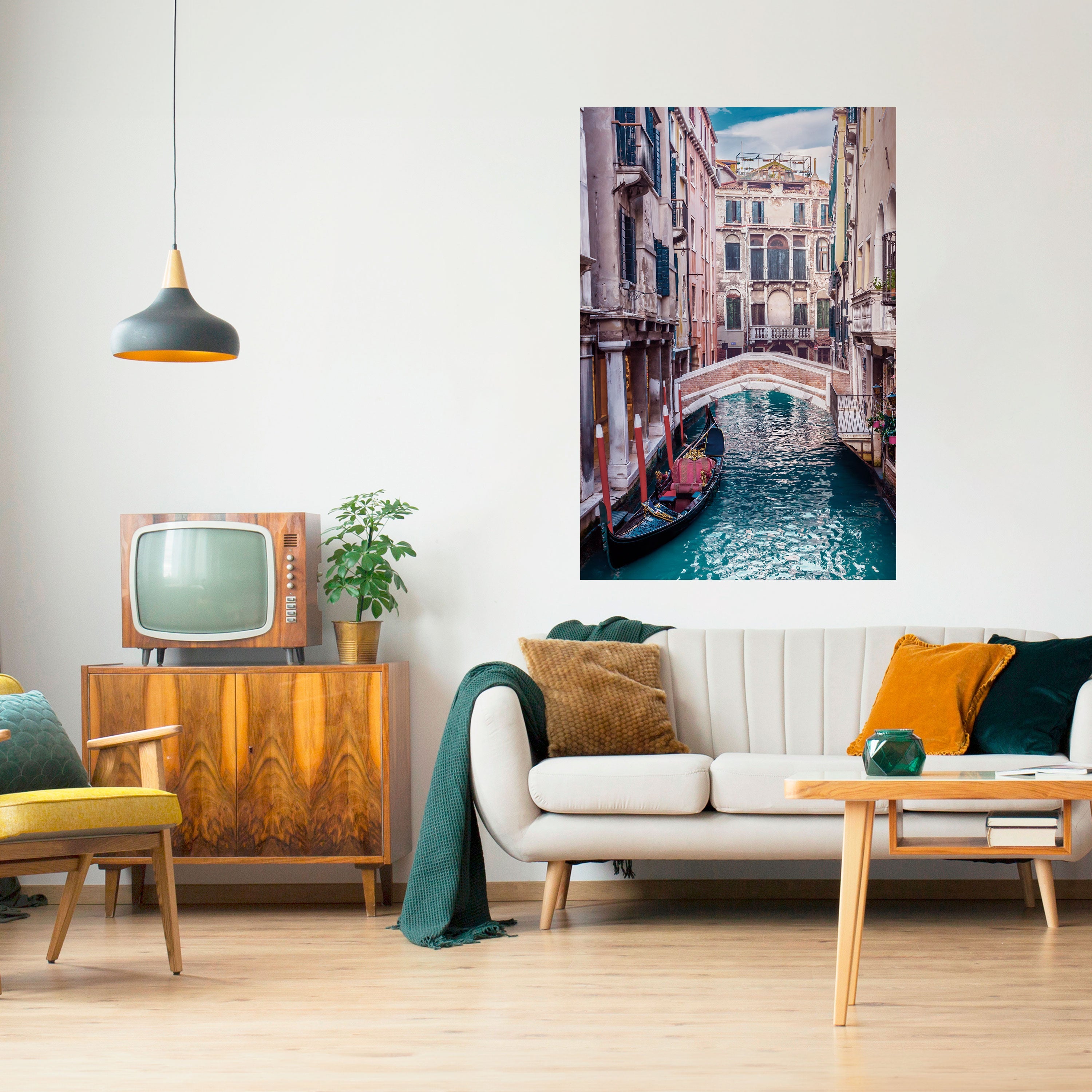 GONDOLA GLIDE Peel and Stick Vertical Poster