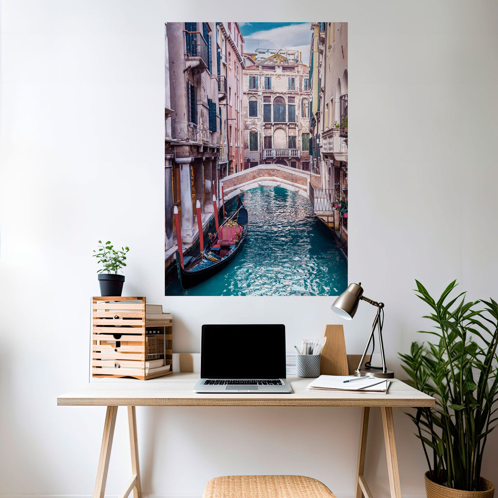 GONDOLA GLIDE Peel and Stick Vertical Poster