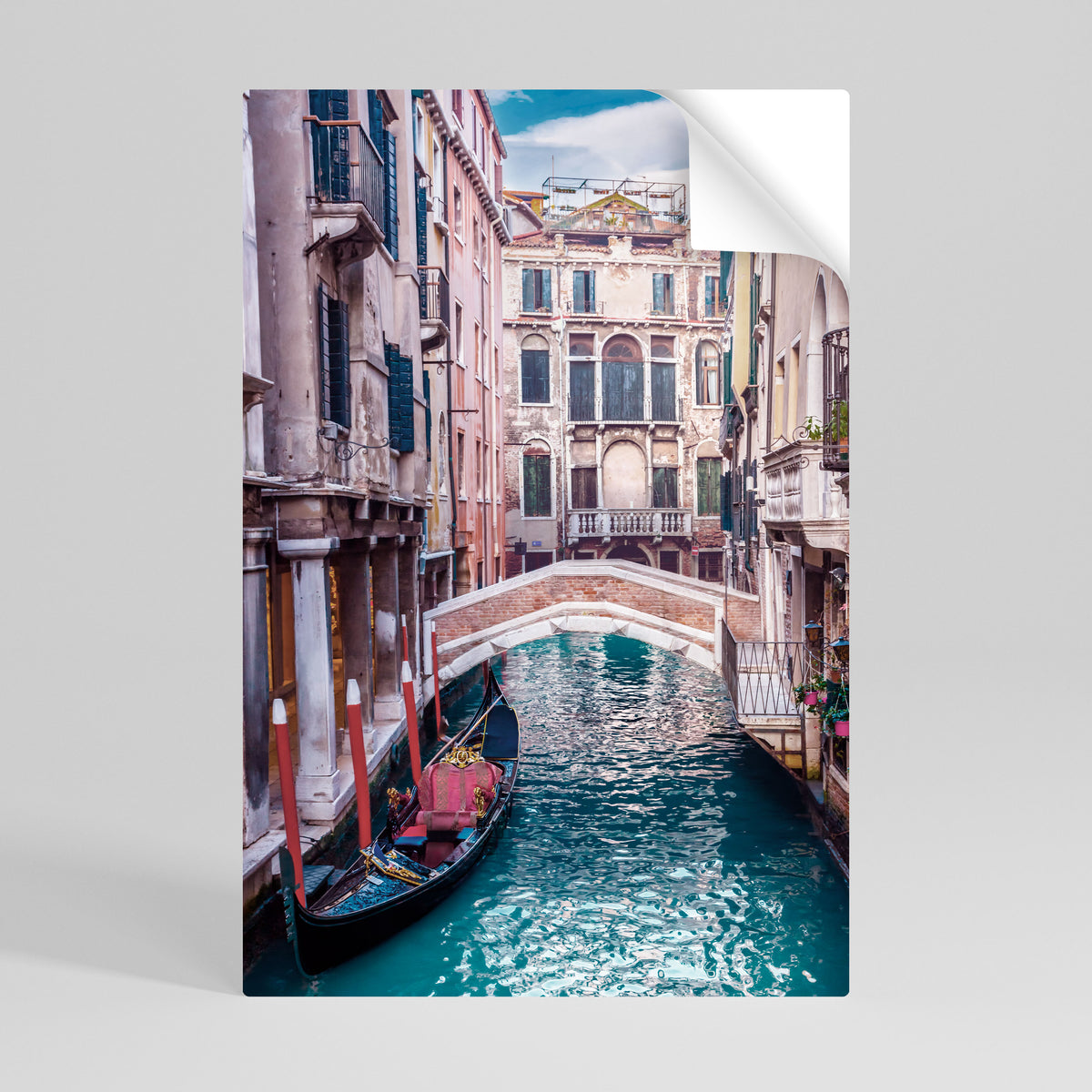 GONDOLA GLIDE Póster Autocolante Vertical