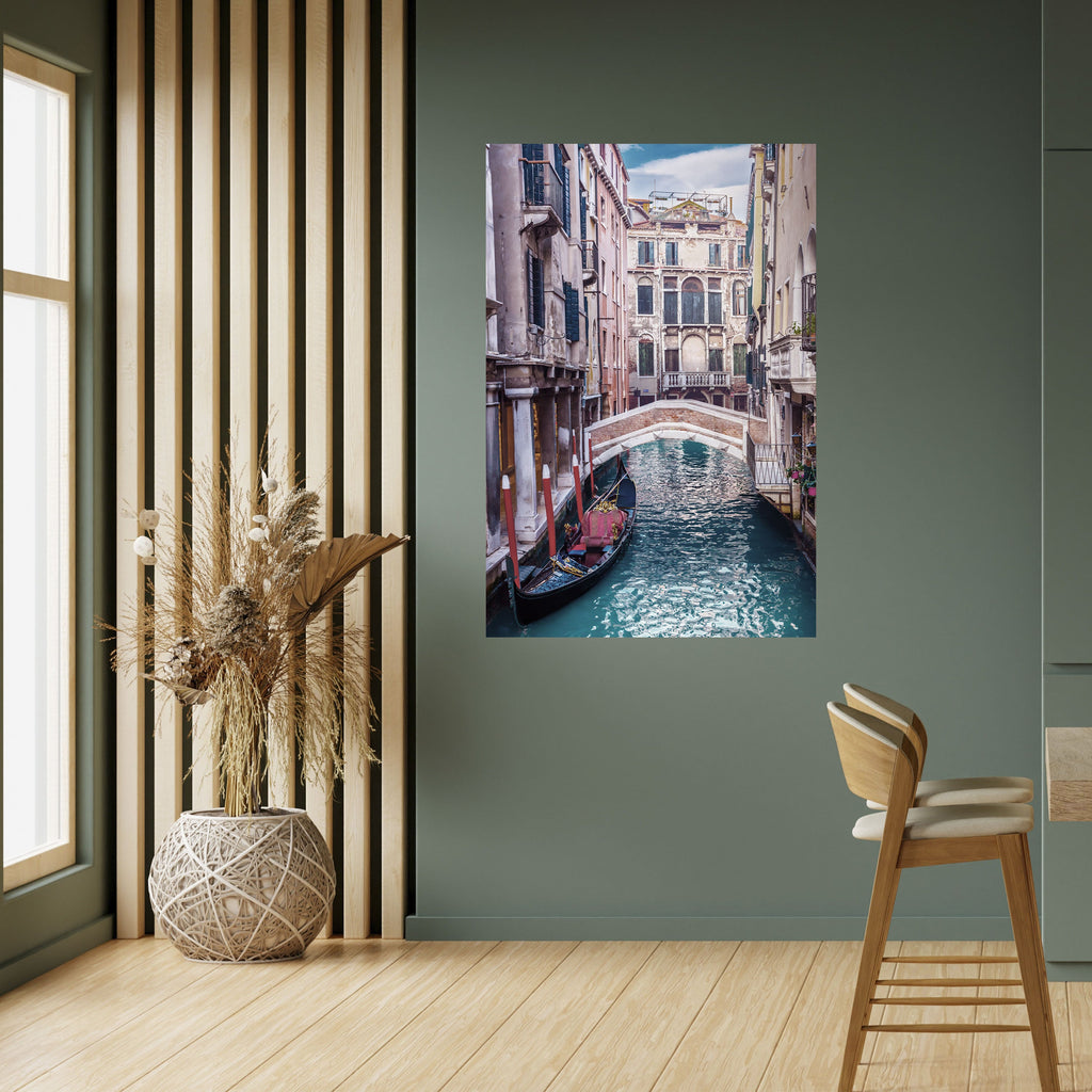 GONDOLA GLIDE Peel and Stick Vertical Poster