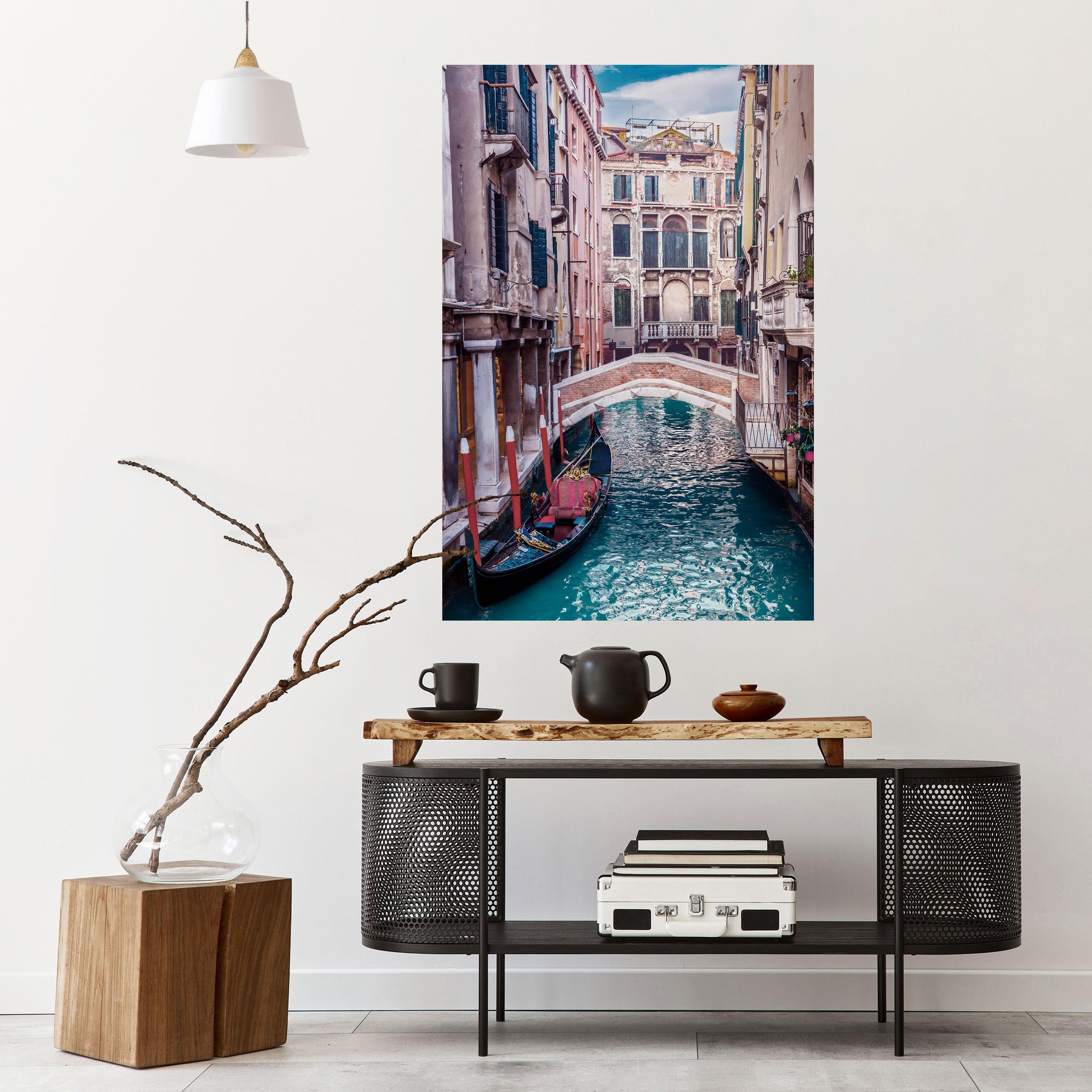 GONDOLA GLIDE Peel and Stick Vertical Poster