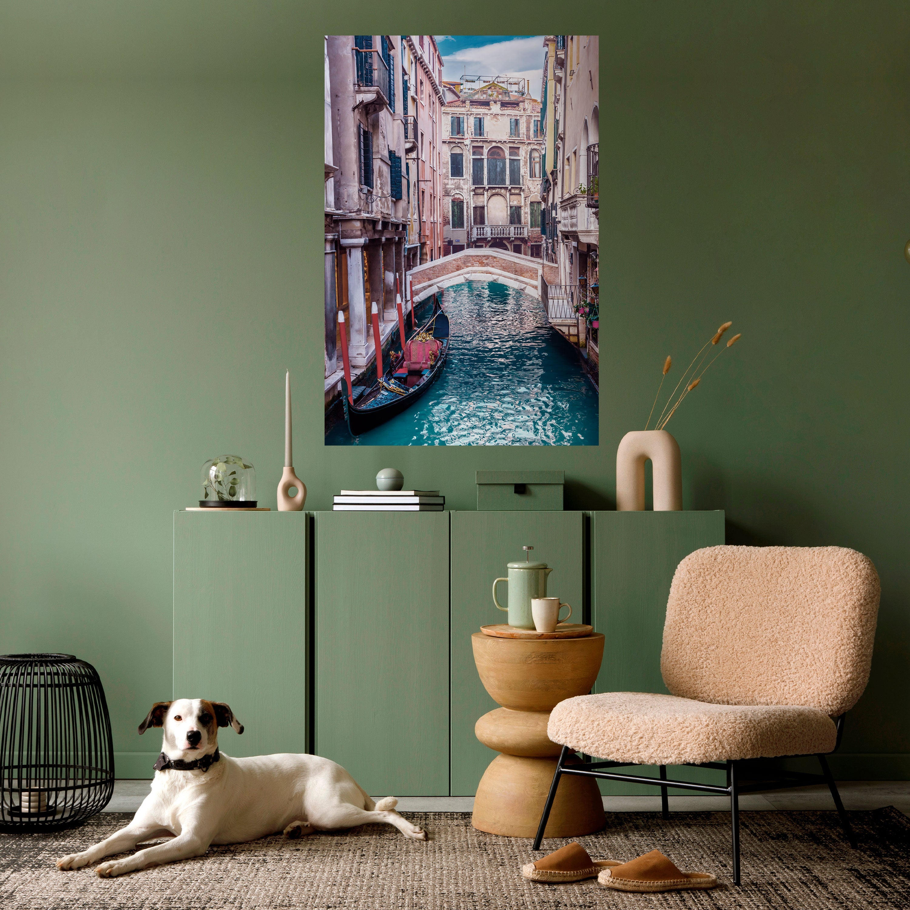 GONDOLA GLIDE Peel and Stick Vertical Poster