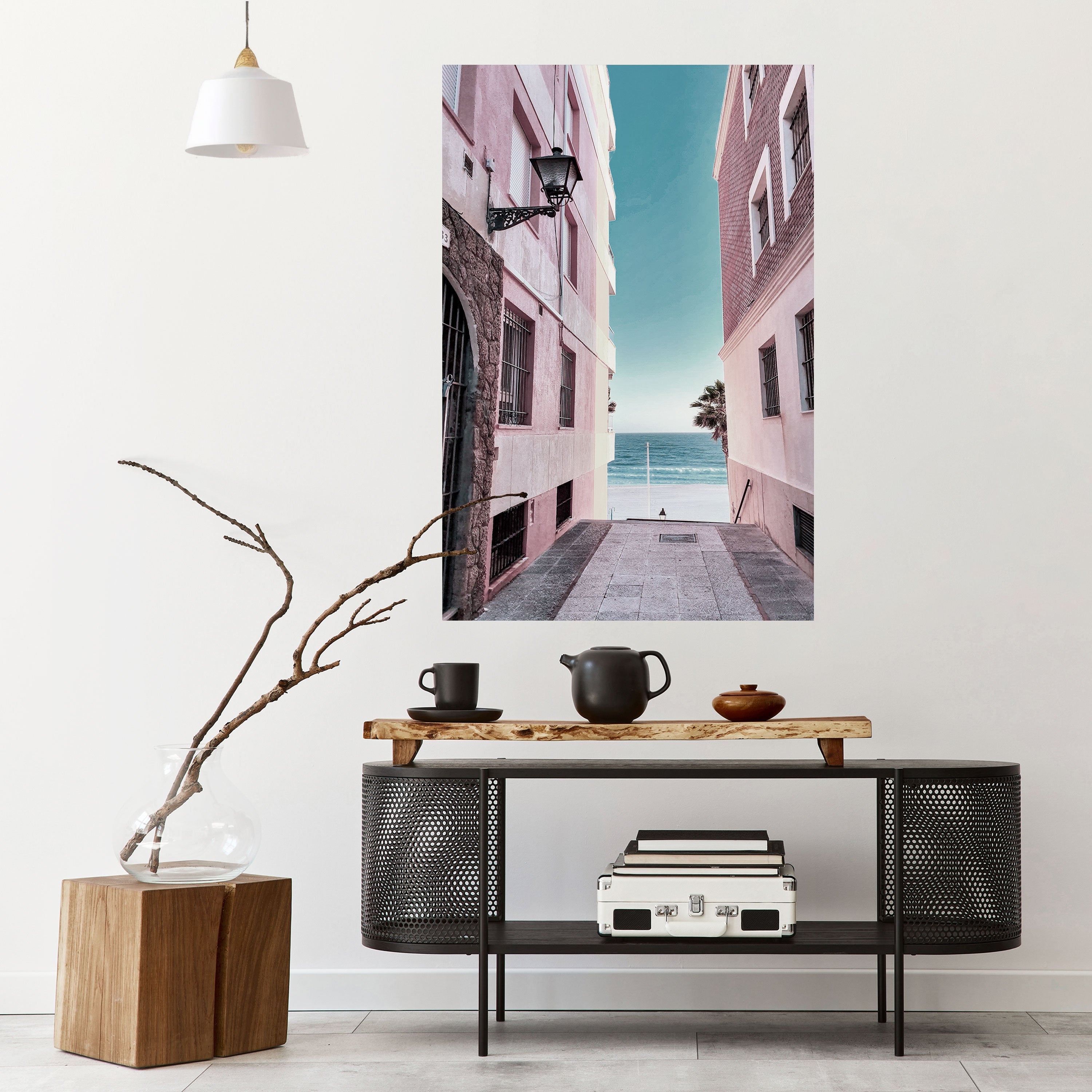 OCEAN'S WHISPER PATH Peel and Stick Vertical Poster