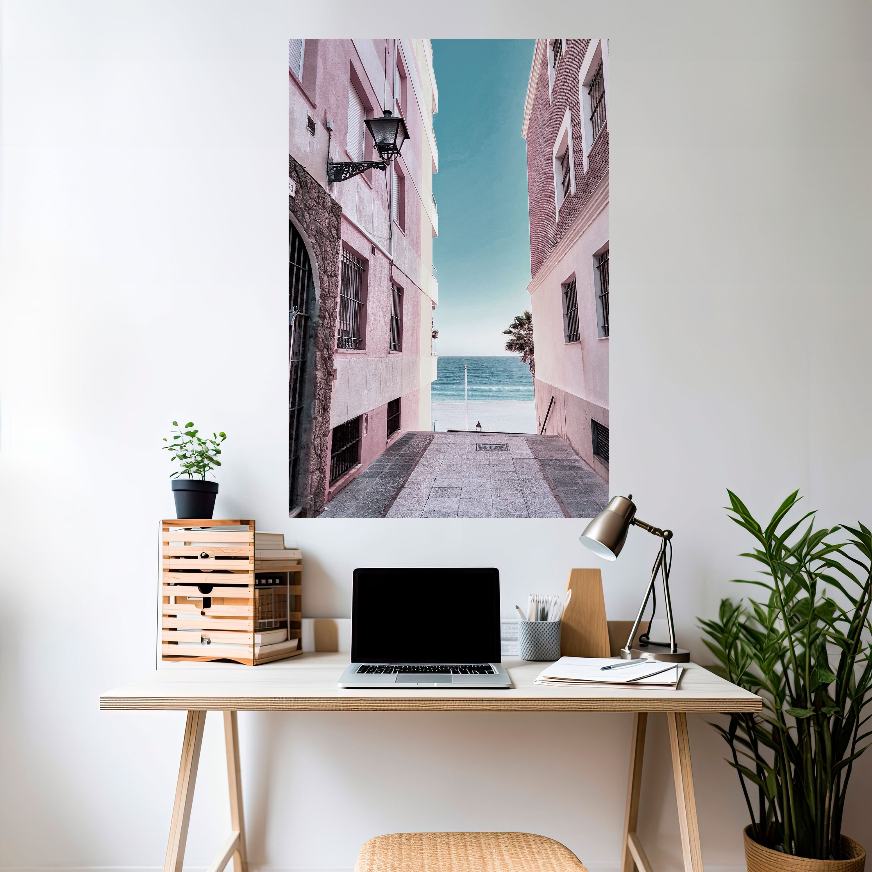 OCEAN'S WHISPER PATH Peel and Stick Vertical Poster