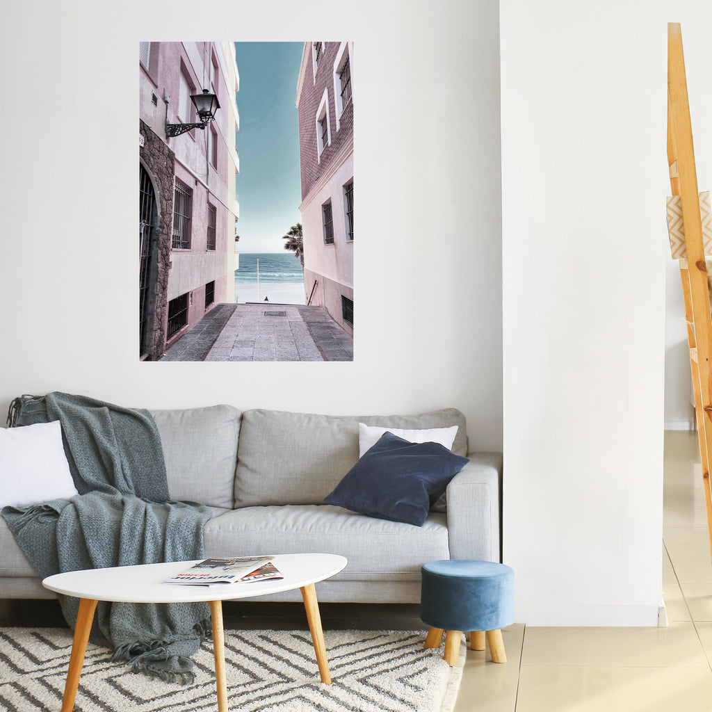 OCEAN'S WHISPER PATH Peel and Stick Vertical Poster