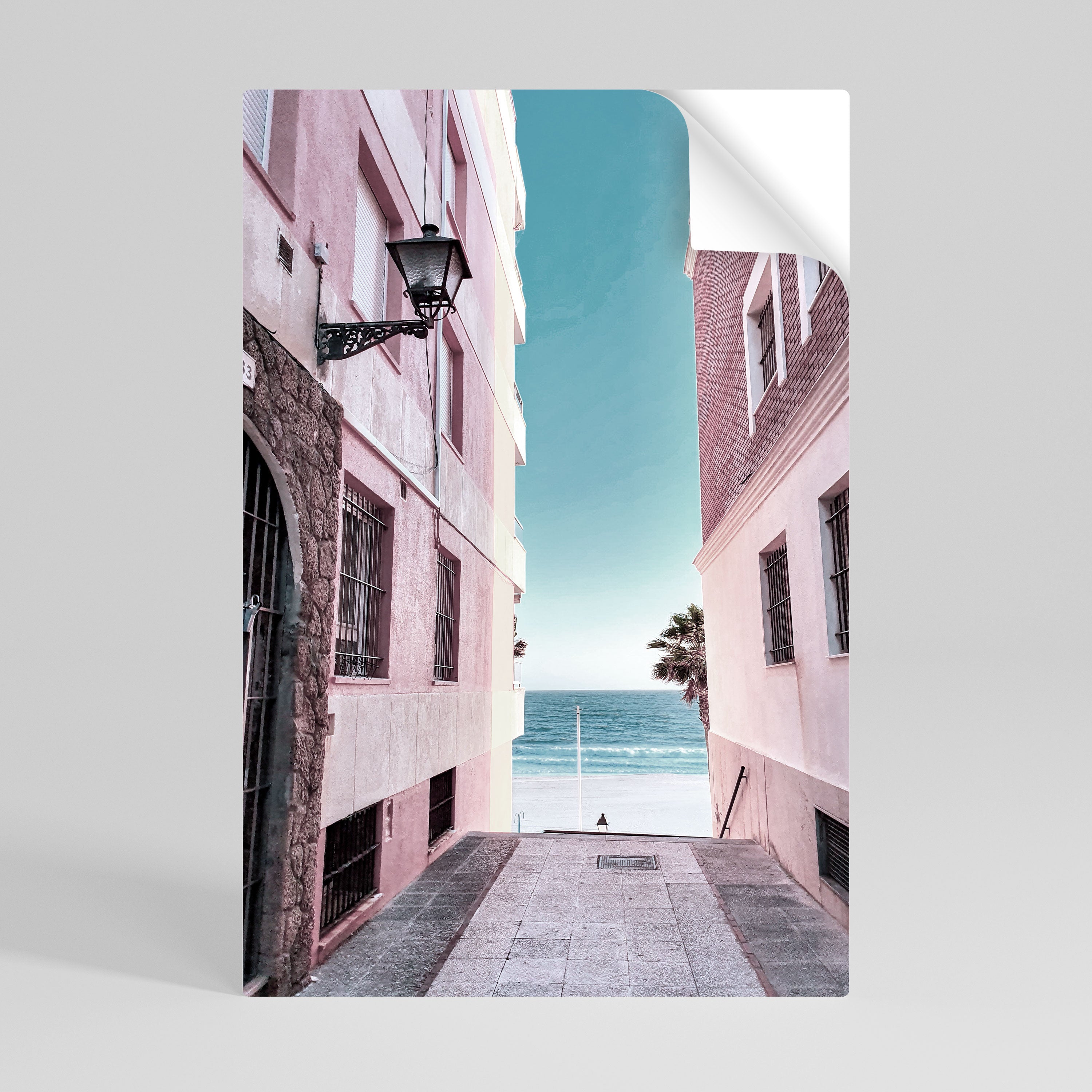 OCEAN'S WHISPER PATH Póster Autocolante Vertical