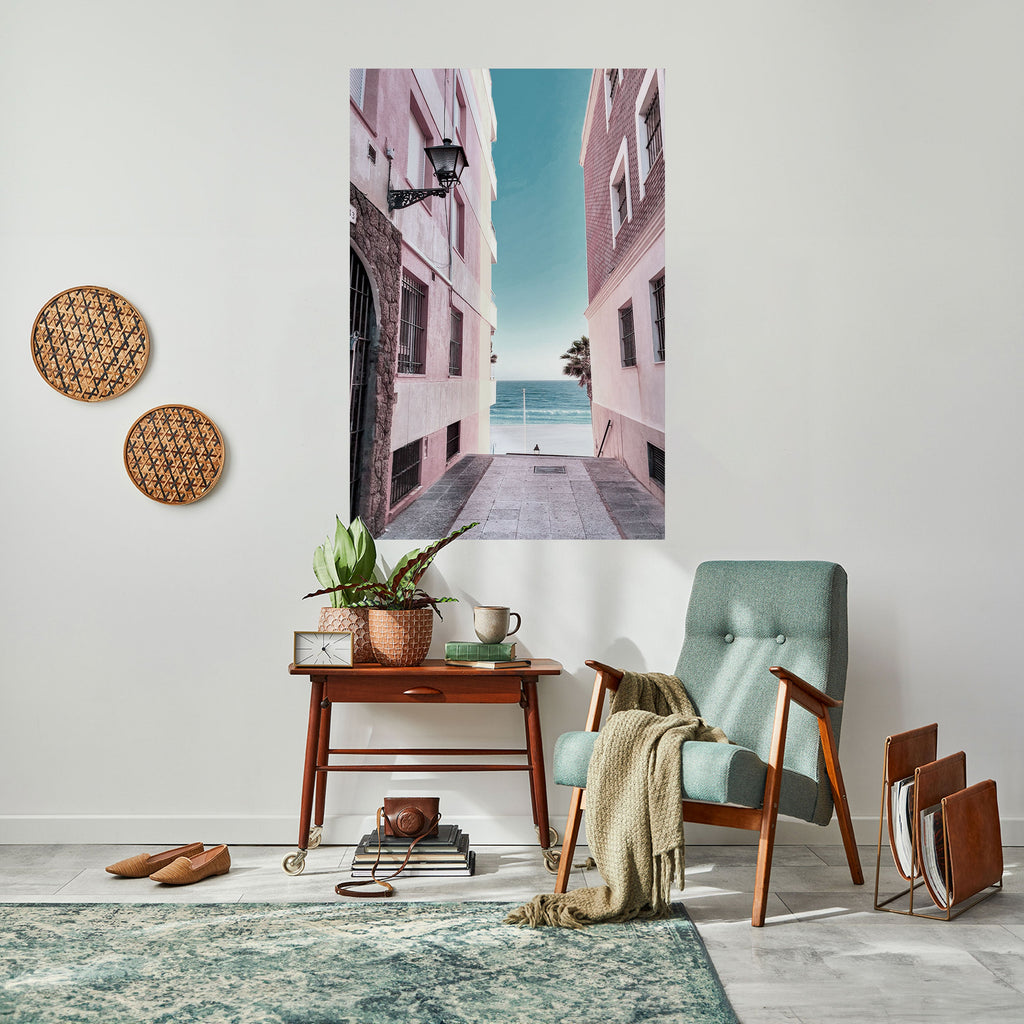 OCEAN'S WHISPER PATH Peel and Stick Vertical Poster