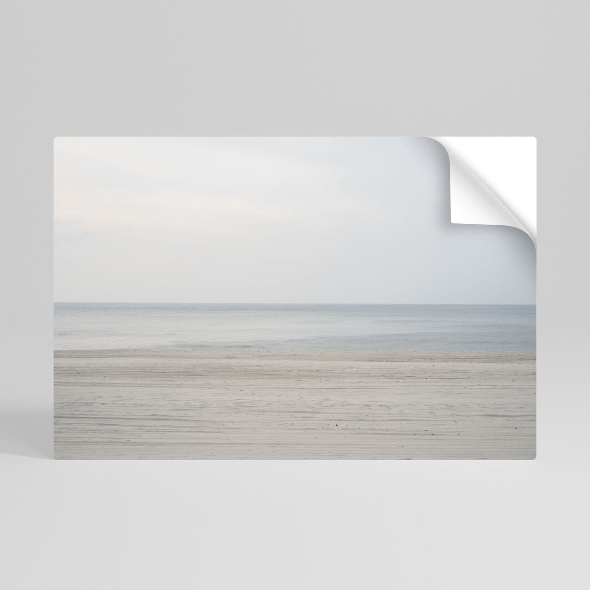 MISTY SEAS OF CALM Póster Autocolante Horizontal