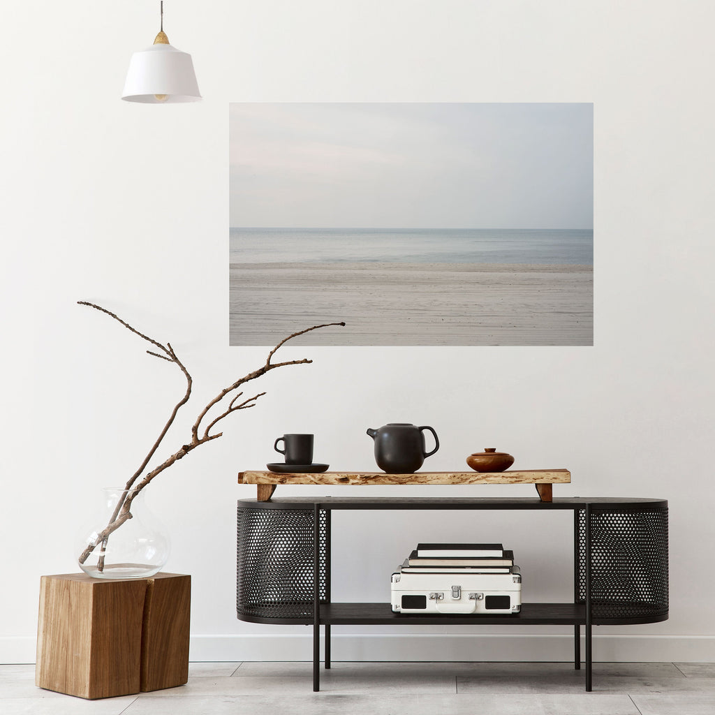 MISTY SEAS OF CALM Peel and Stick Horizontal Poster